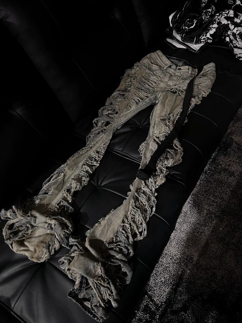 Rick Owens rick owens 23 FW ripped jeans Size 27" / US 4 / IT 40 - 1 Thumbnail