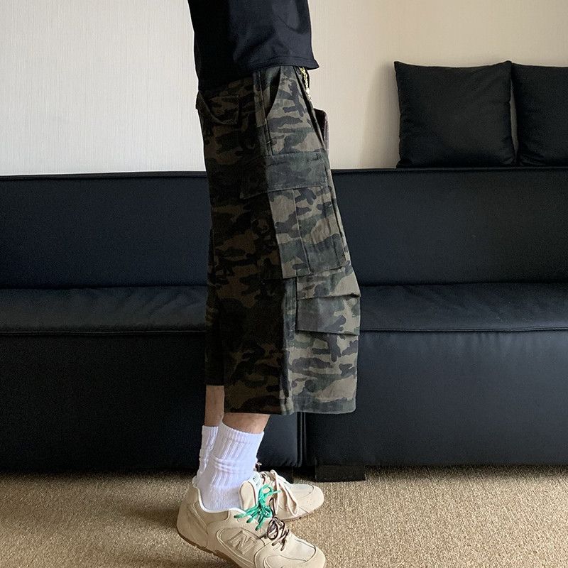Japanese Brand × Vintage Multi Pocket Camouflage Capris Casual Size US 30 / EU 46 - 2 Thumbnail