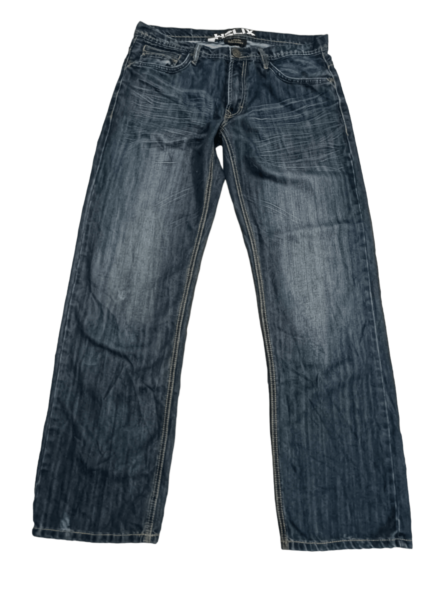 image of Helix Loose Straight Faded Denim, Men's (Size 34)