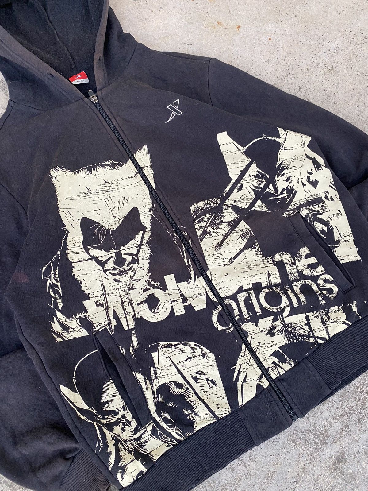 Marvel Comics × Vintage × Wolverine Vintage Distressed Marvel Wolverine Origins Hoodie Size US XL / EU 56 / 4 - 3 Thumbnail