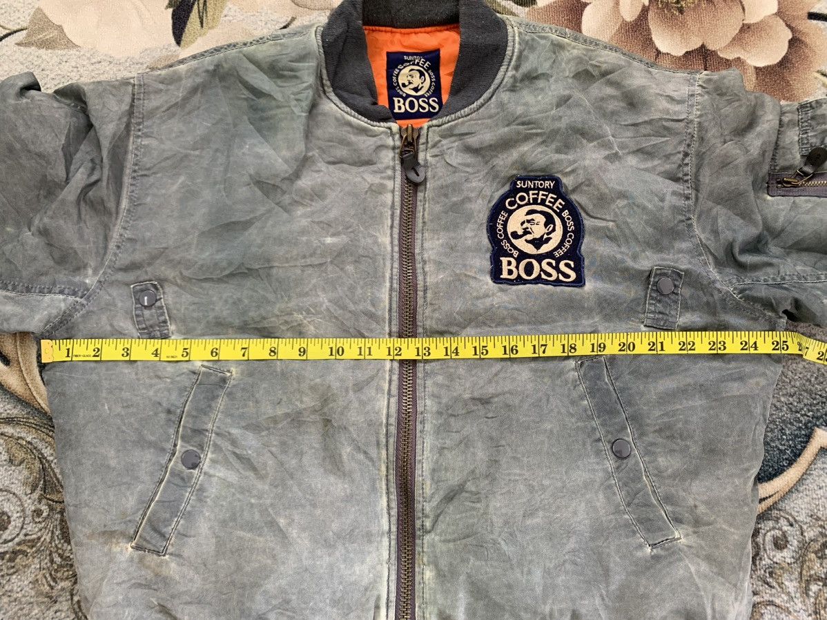 Japanese Brand Vtg Suntory Coffee Boss Coffee Bomber Jacket Size US L / EU 52-54 / 3 - 10 Thumbnail