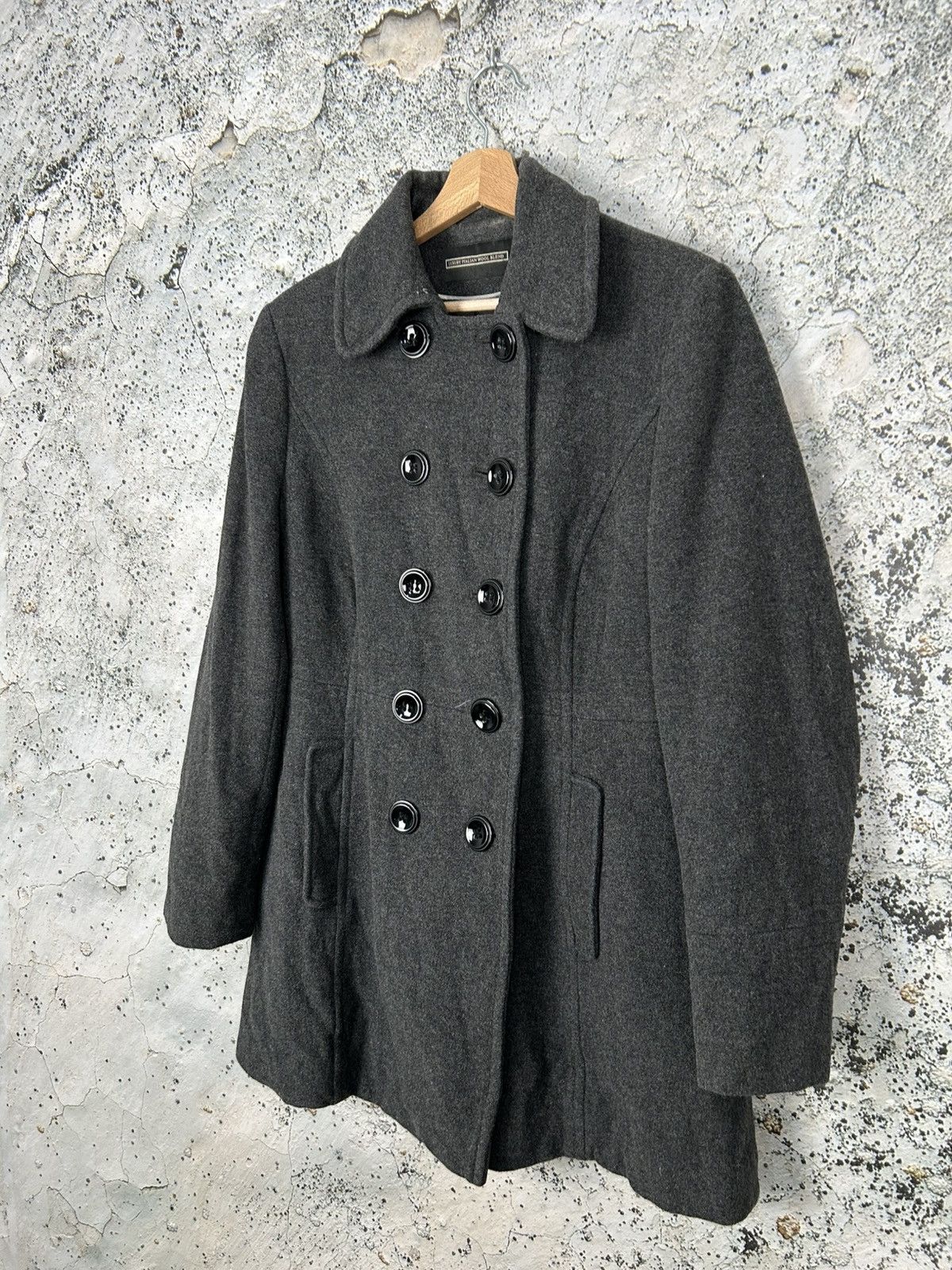 Vintage Vintage Wool Grey Coat Avant Garde Japanese Alternative Size US L / EU 52-54 / 3 - 2 Thumbnail
