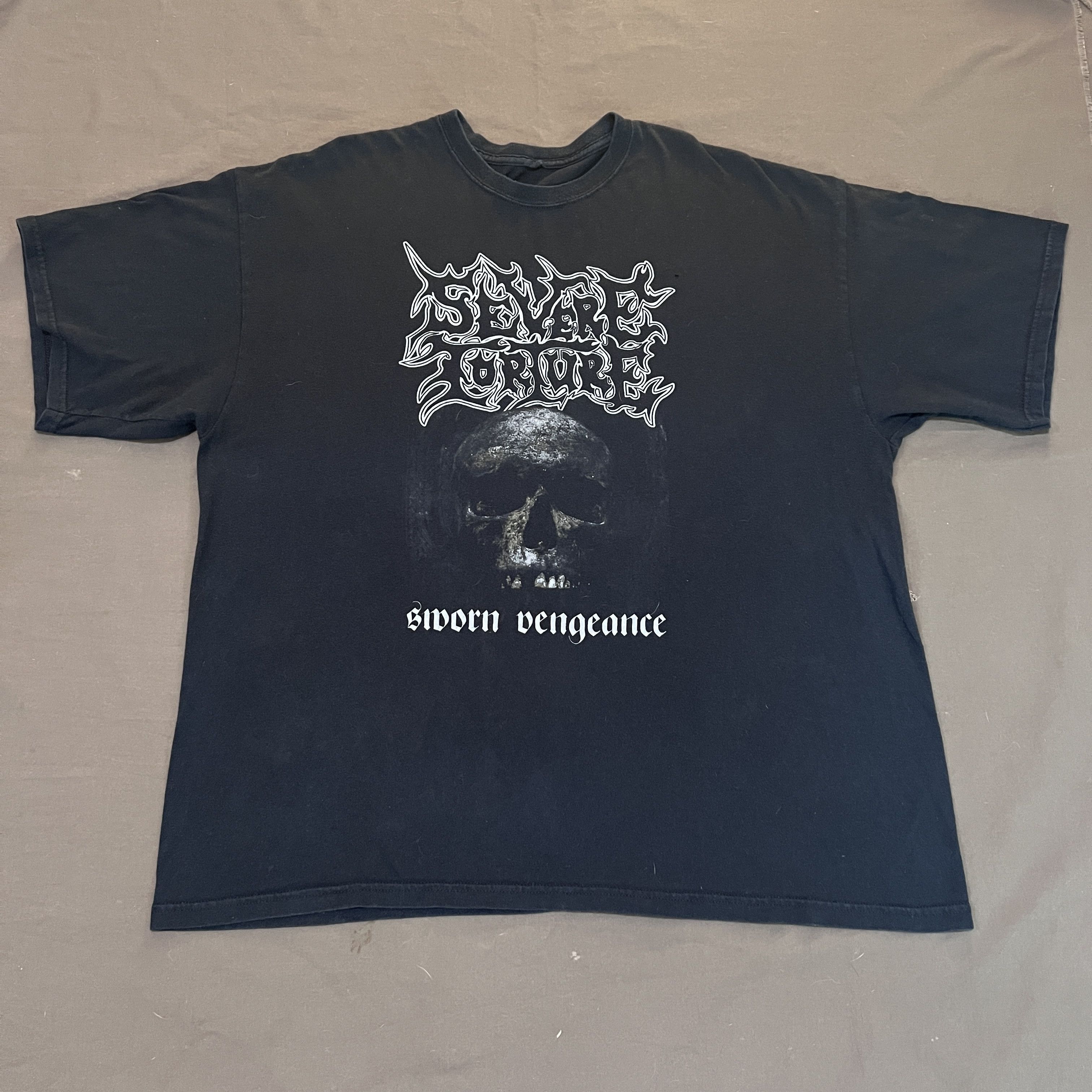 Band Tees × Vintage Vintage Y2K Severe Torture Death metal Band Promo Tee 2XL Size US XXL / EU 58 / 5 - 2 Thumbnail