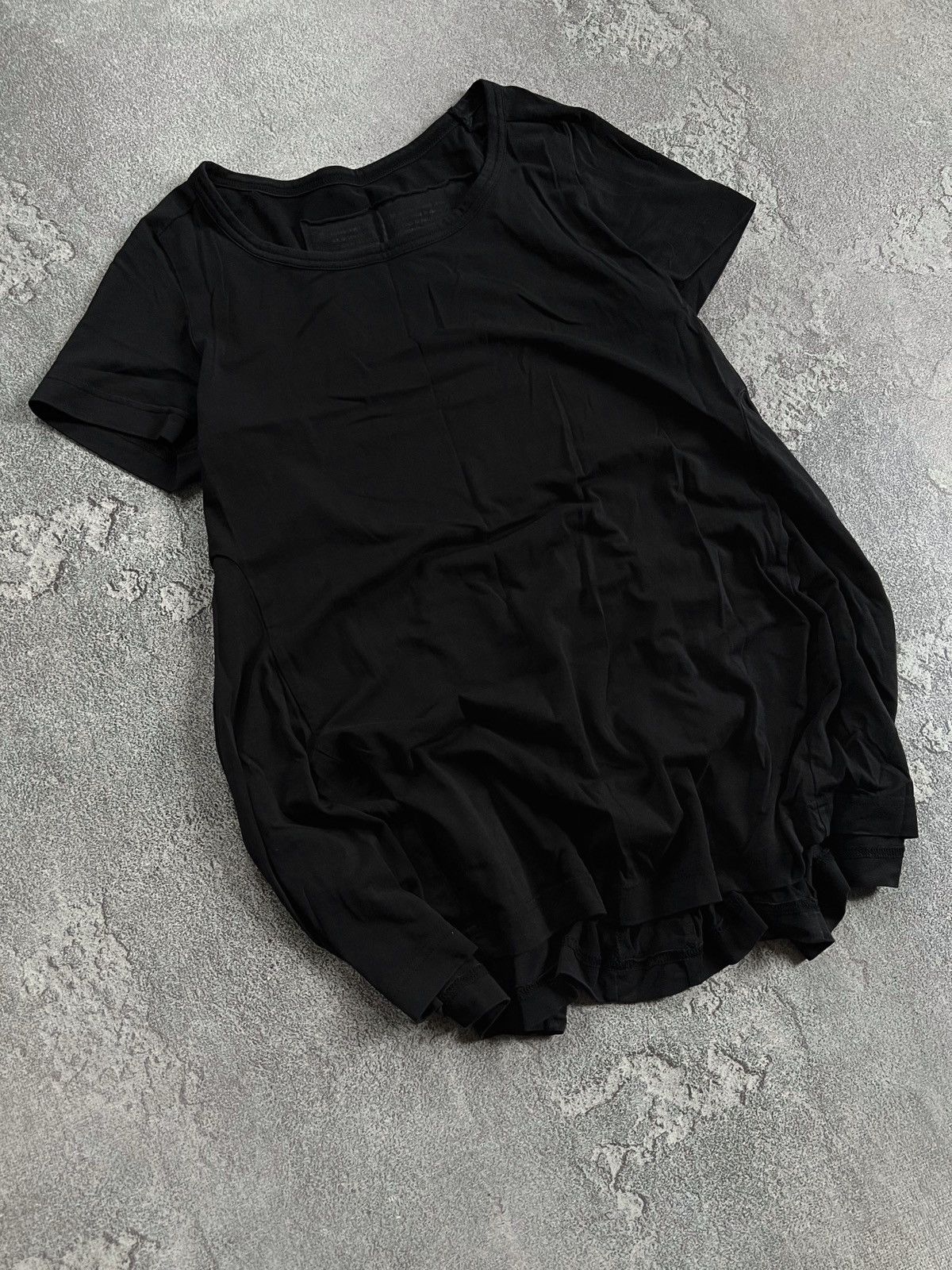 Rundholz Rundholz Basic Jersey Tunic Black Short Sleeves Shirt Size M Size M / US 6-8 / IT 42-44 - 2 Thumbnail