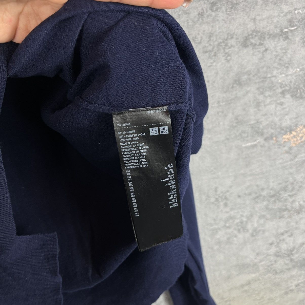 Jil Sander × Uniqlo Jil Sander x Uniqlo Silk Long Sleeve Cardigan Sweater Navy Size US S / EU 44-46 / 1 - 7 Thumbnail