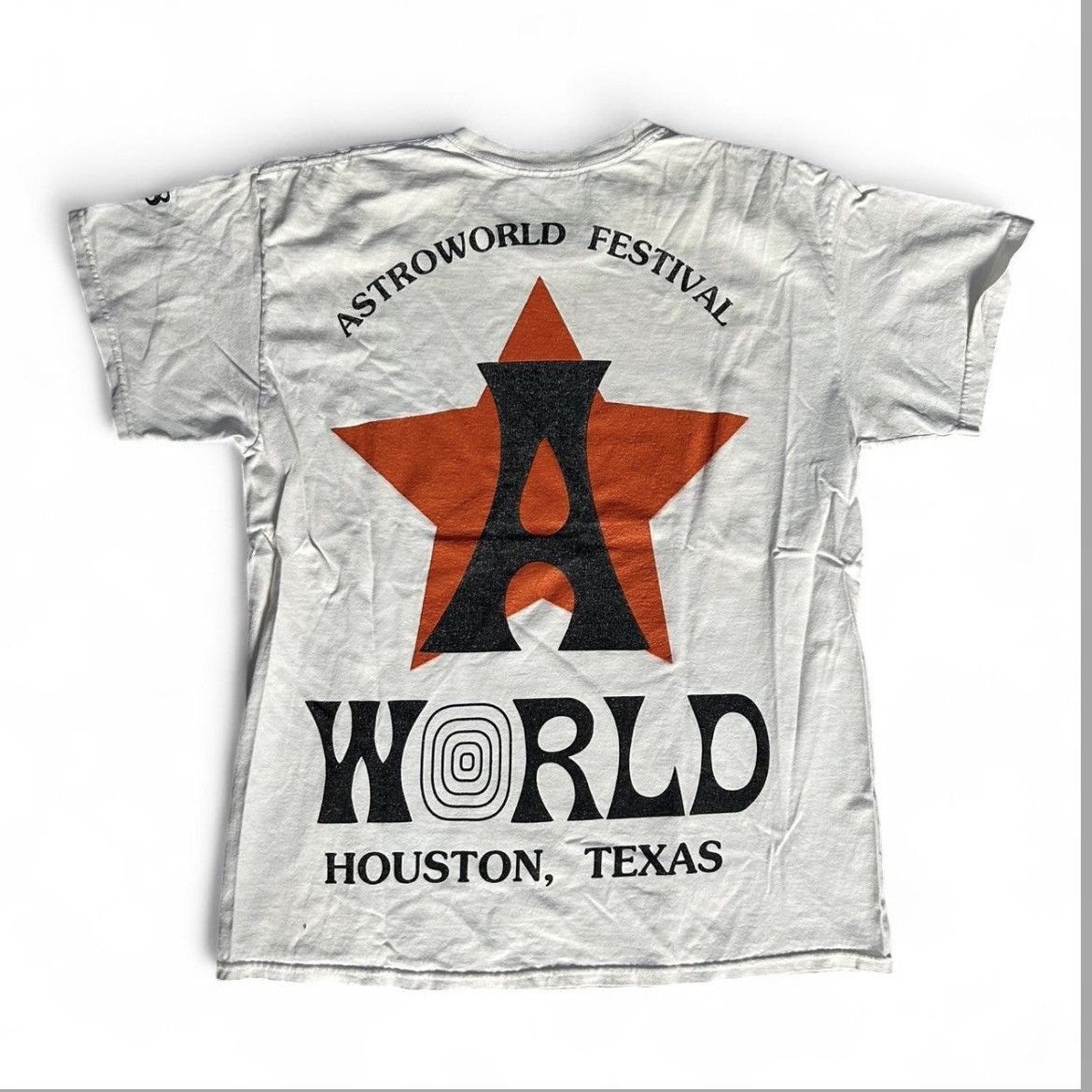 Travis Scott Travis Scott Astroworld 2018 Tour Tee Size US M / EU 48-50 / 2 - 3 Thumbnail