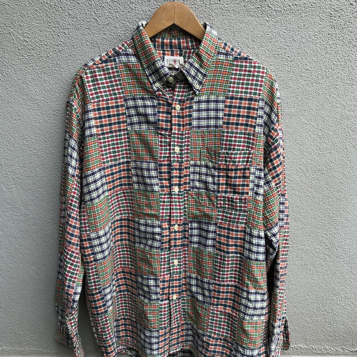 J.Crew J CREW patchwork madras shirt Size US XL / EU 56 / 4 - 2 Thumbnail