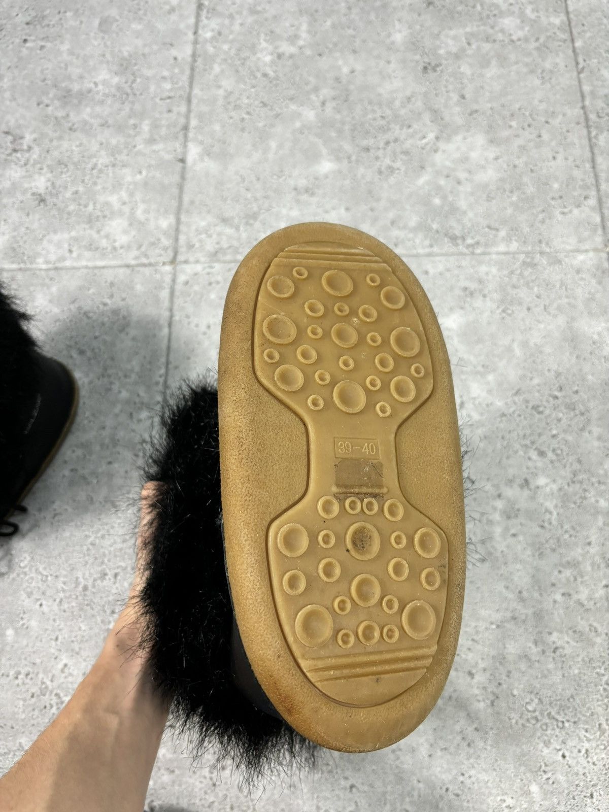Japanese Brand × Vintage Crazy Japan Mohair Yeti Snow Moon Boots Winter Y2K 2000s Size US 7.5 / IT 37.5 - 8 Thumbnail