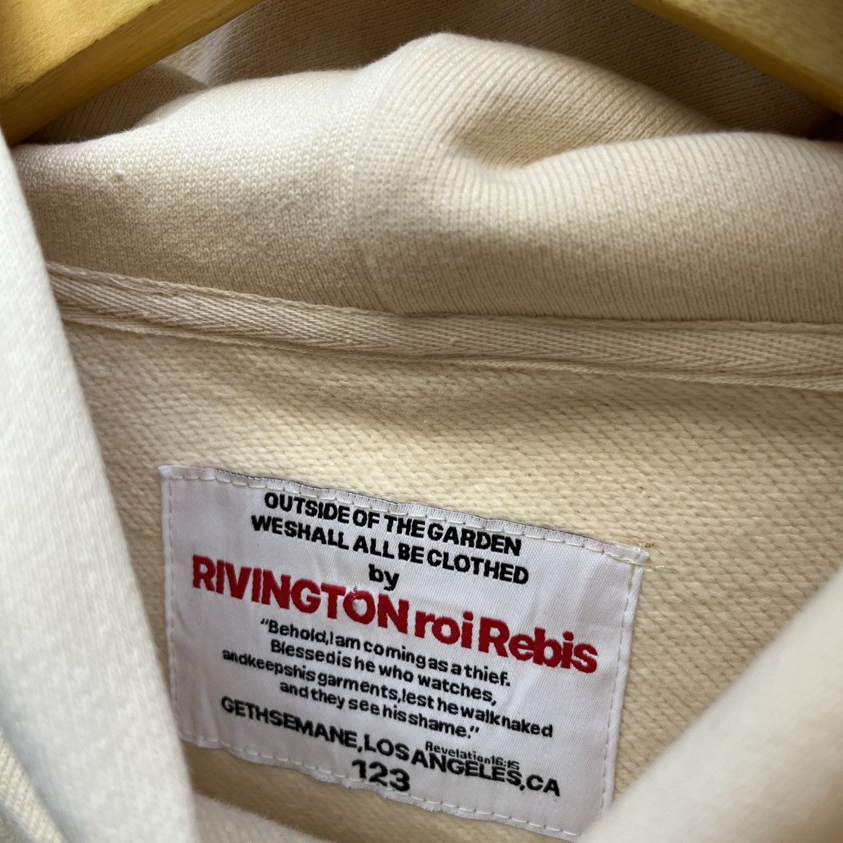 Fear of God × RRR-123 Fear of God - RRR-123 Revival Ivory Hoodie Size US S / EU 44-46 / 1 - 7 Thumbnail