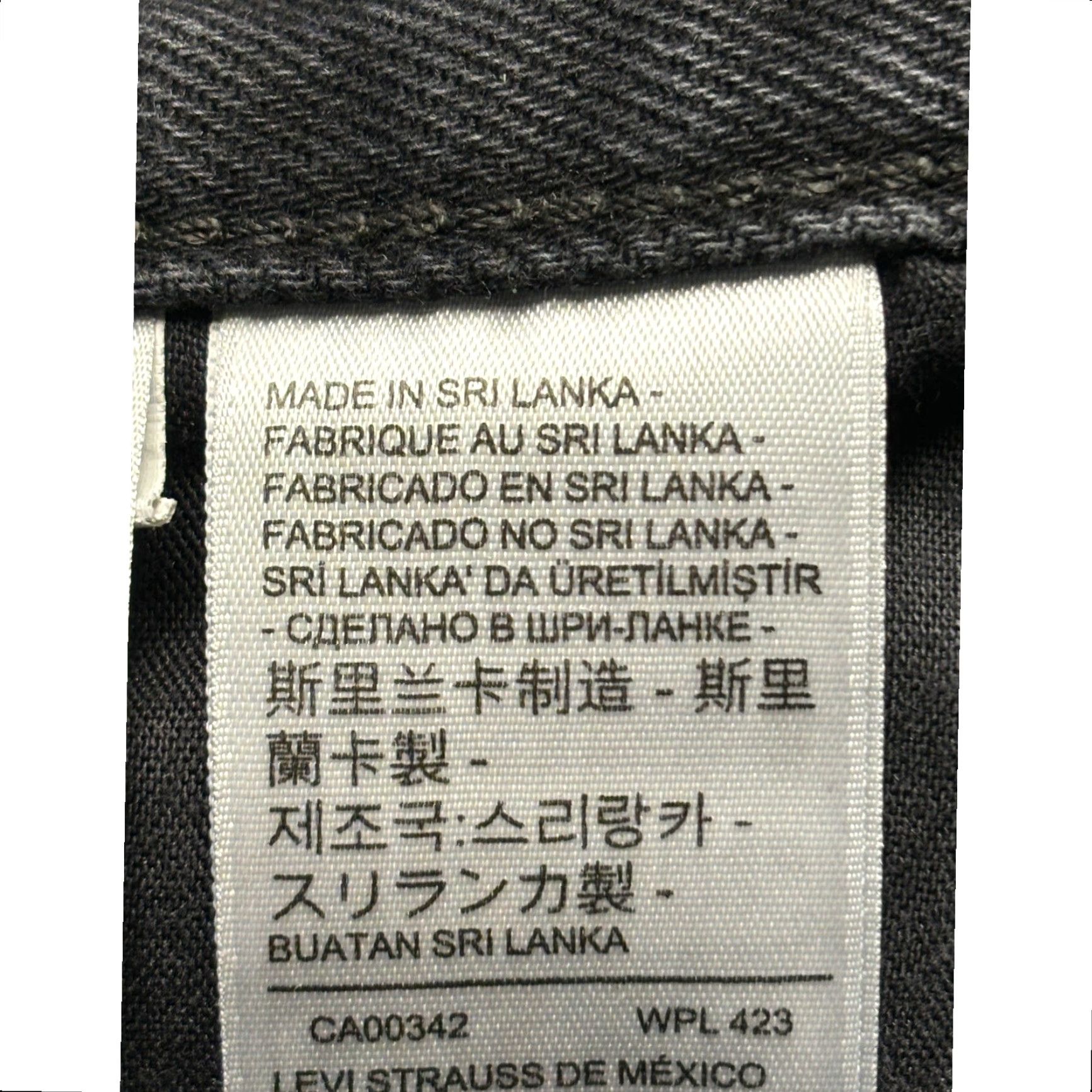 Levi's VINTAGE Levi's 94 Baggy Jeans Black 31x29 Mens Baggy 31 Black Denim Lightning Graphic Painted Relaxed Fit Jeans Size US 31 - 6 Thumbnail