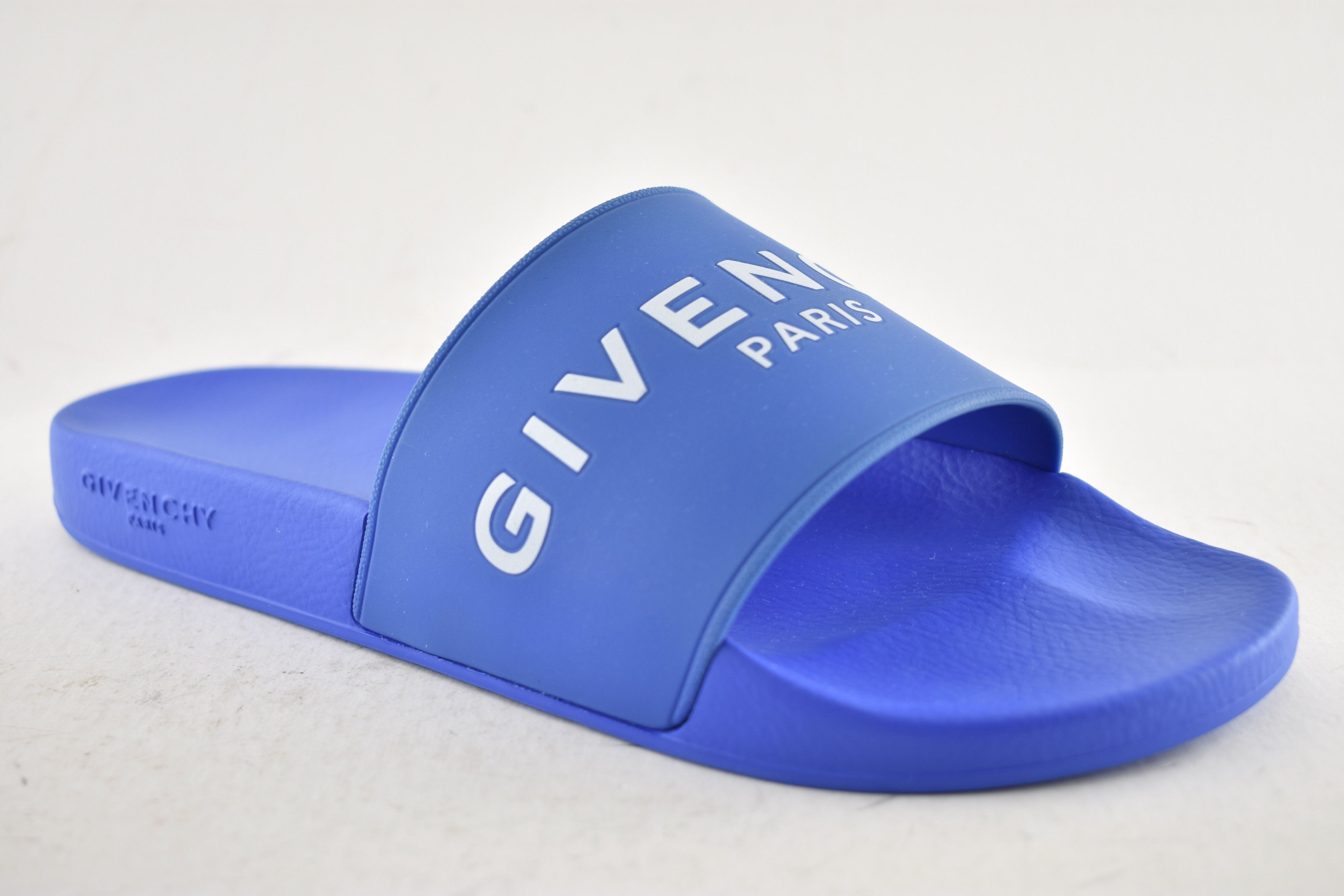 Givenchy Paris White Logo Rubber Pool Slide Sandal Flip Flop 44 11 Size US 11 / EU 44 - 4 Thumbnail