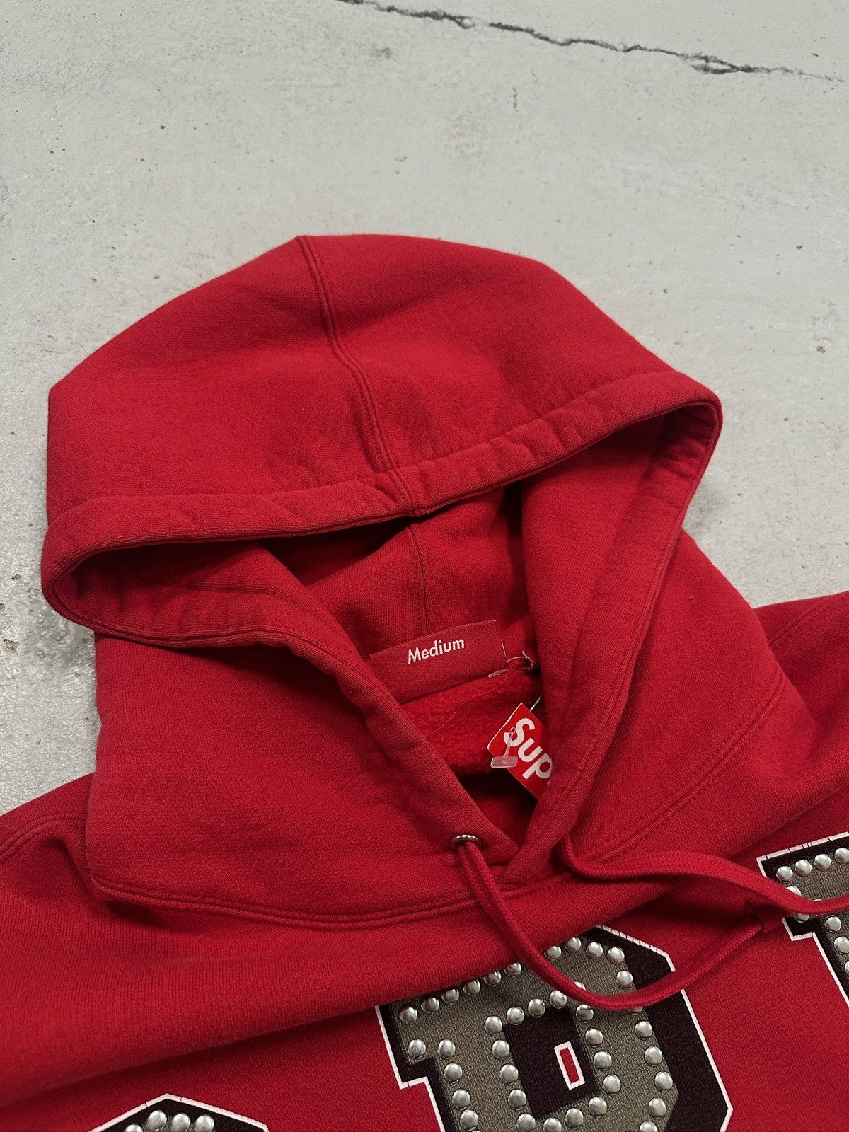 Supreme Supreme Champion Studded Hoodie Red Size US M / EU 48-50 / 2 - 6 Thumbnail