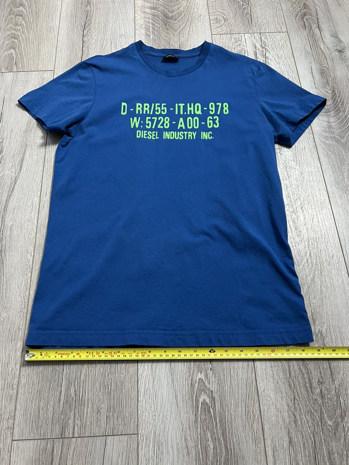 Diesel Diesel Y2K T-Shirt Big Print Hype Tee Blue Size US L / EU 52-54 / 3 - 11 Thumbnail