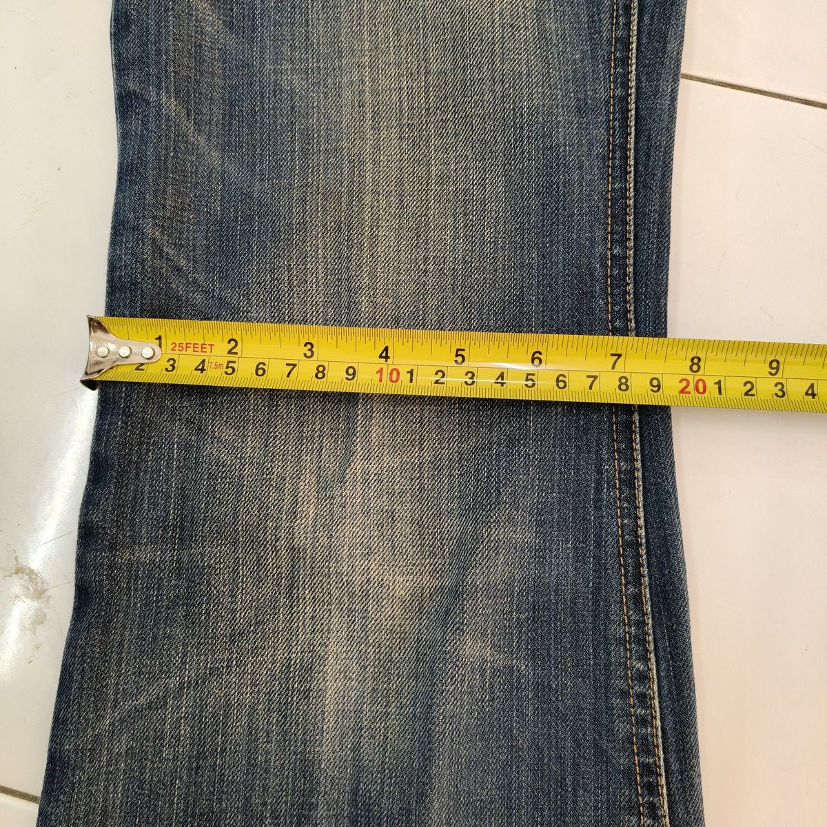 Express Vintage Y2K Express Bush Pant Flare Denim Zip Ankle Size US 29 - 14 Thumbnail