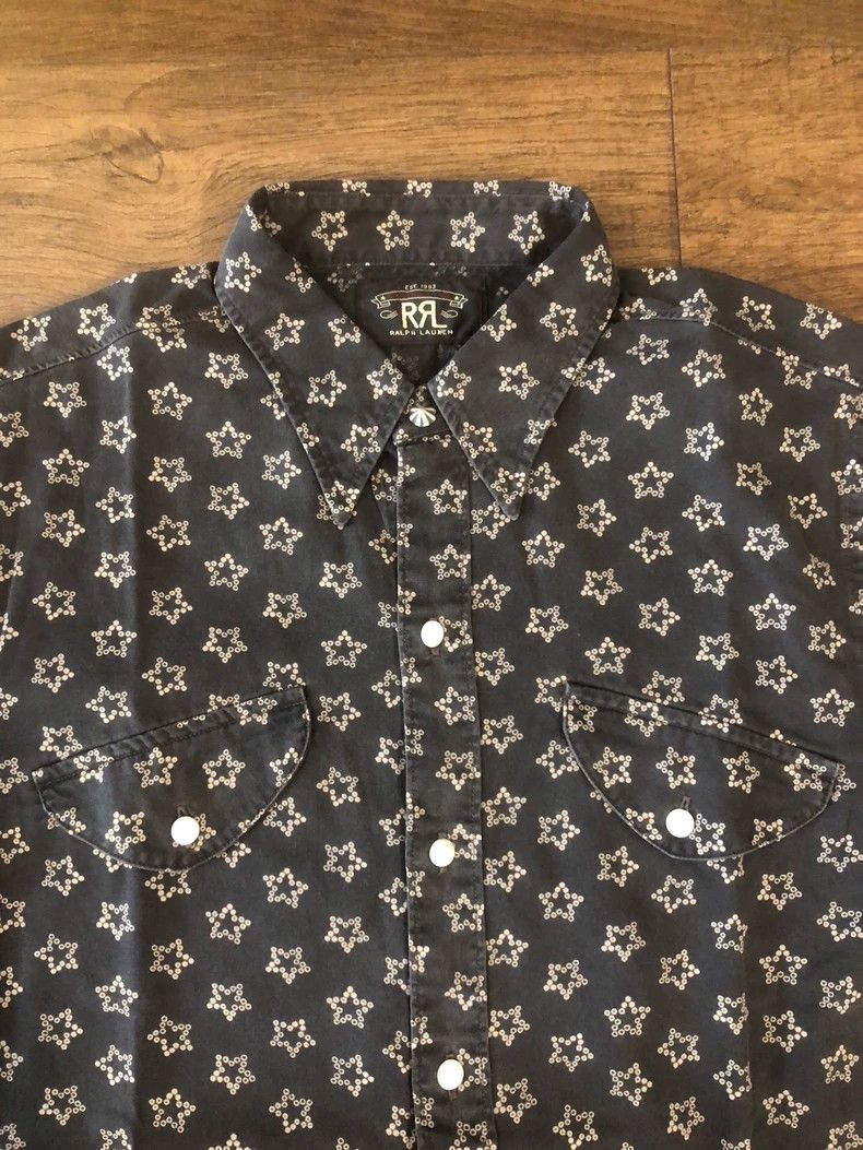RRL Ralph Lauren RRL Ralph Lauren Early vintage super rare star shirt Size US S / EU 44-46 / 1 - 2 Thumbnail