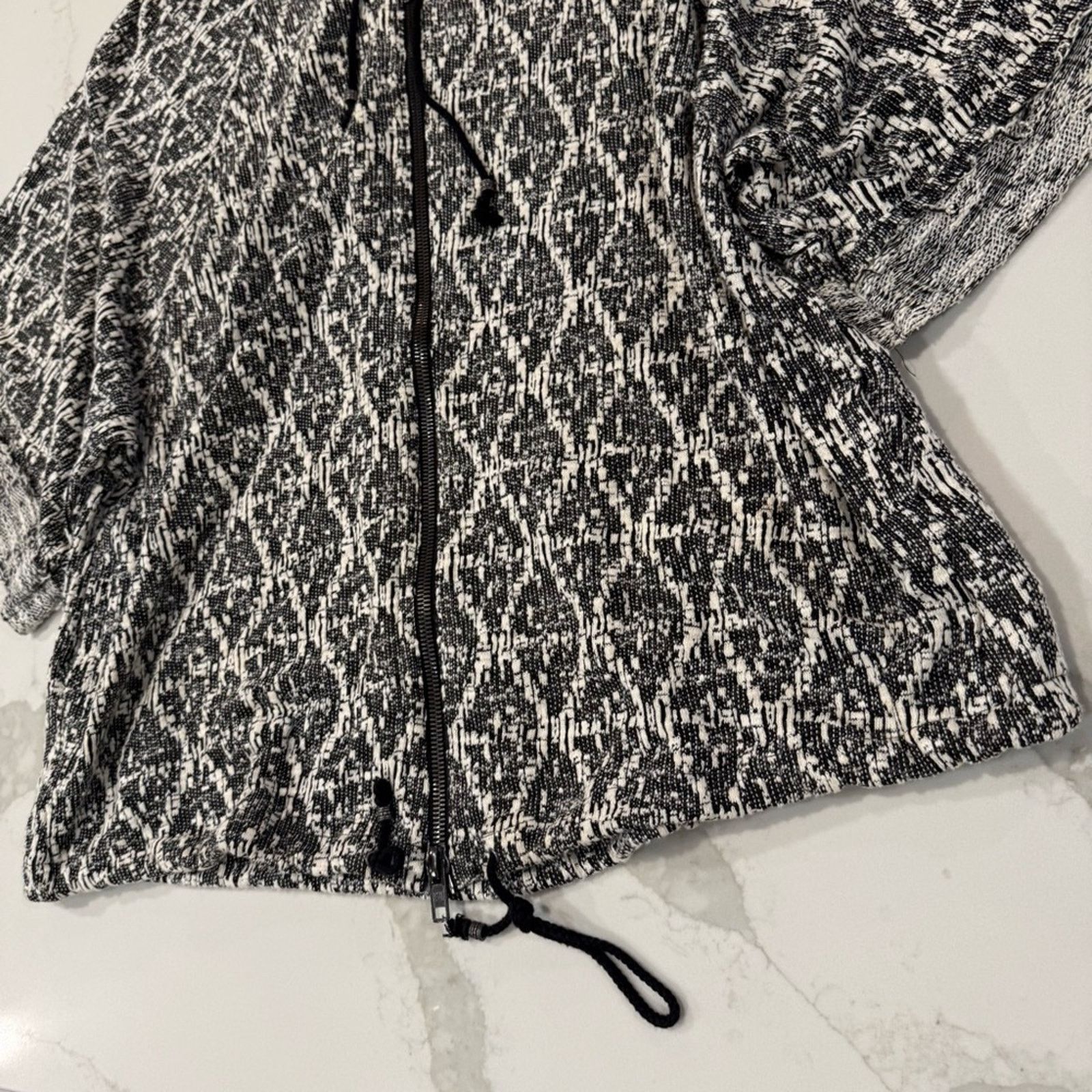 Free People Free People Santa Fe Jacquard Kimono Hoodie Womens Medium Size M / US 6-8 / IT 42-44 - 9 Thumbnail