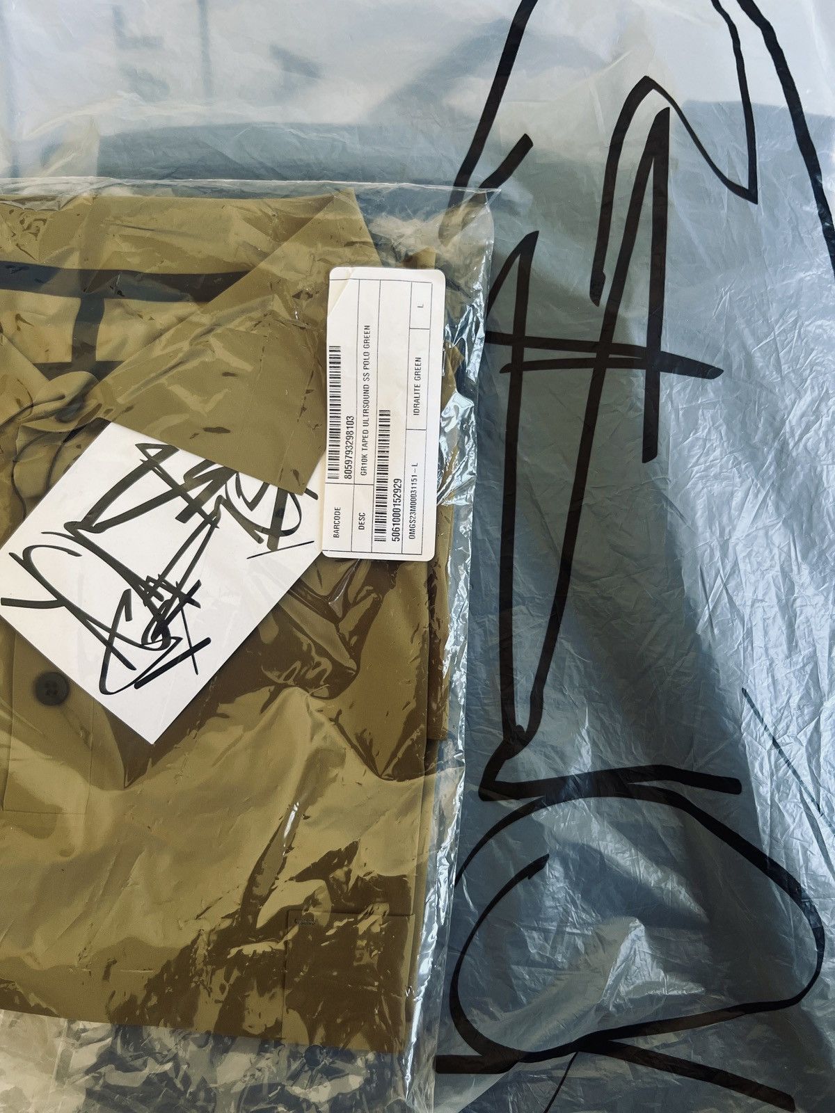 GR10K GR10K Taped Ultrasound polo shirt Size US L / EU 52-54 / 3 - 9 Thumbnail
