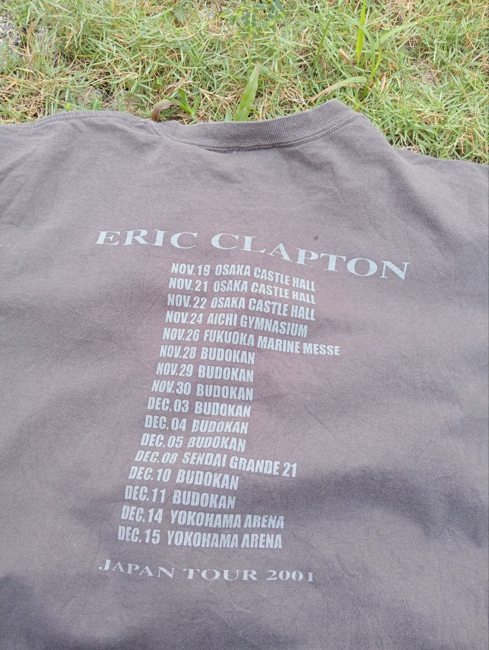 Band Tees Vintage 2001 Eric Clapton Japan Tour Tees Size US L / EU 52-54 / 3 - 10 Thumbnail
