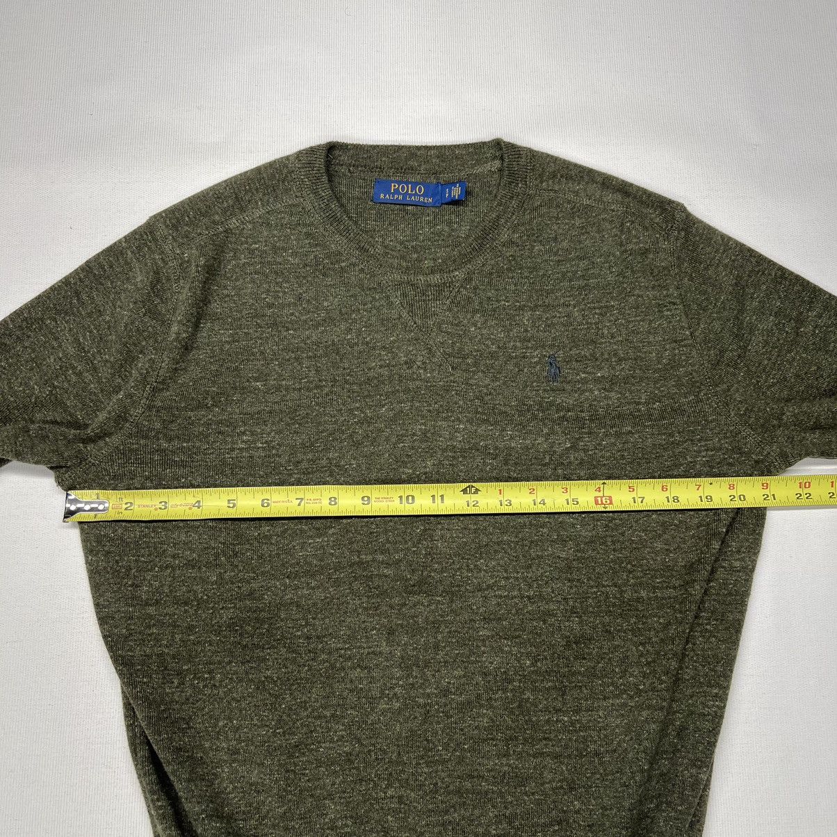Polo Ralph Lauren Polo Ralph Lauren Sweater Green Pullover Crewneck Knit Olive Size US S / EU 44-46 / 1 - 18 Thumbnail