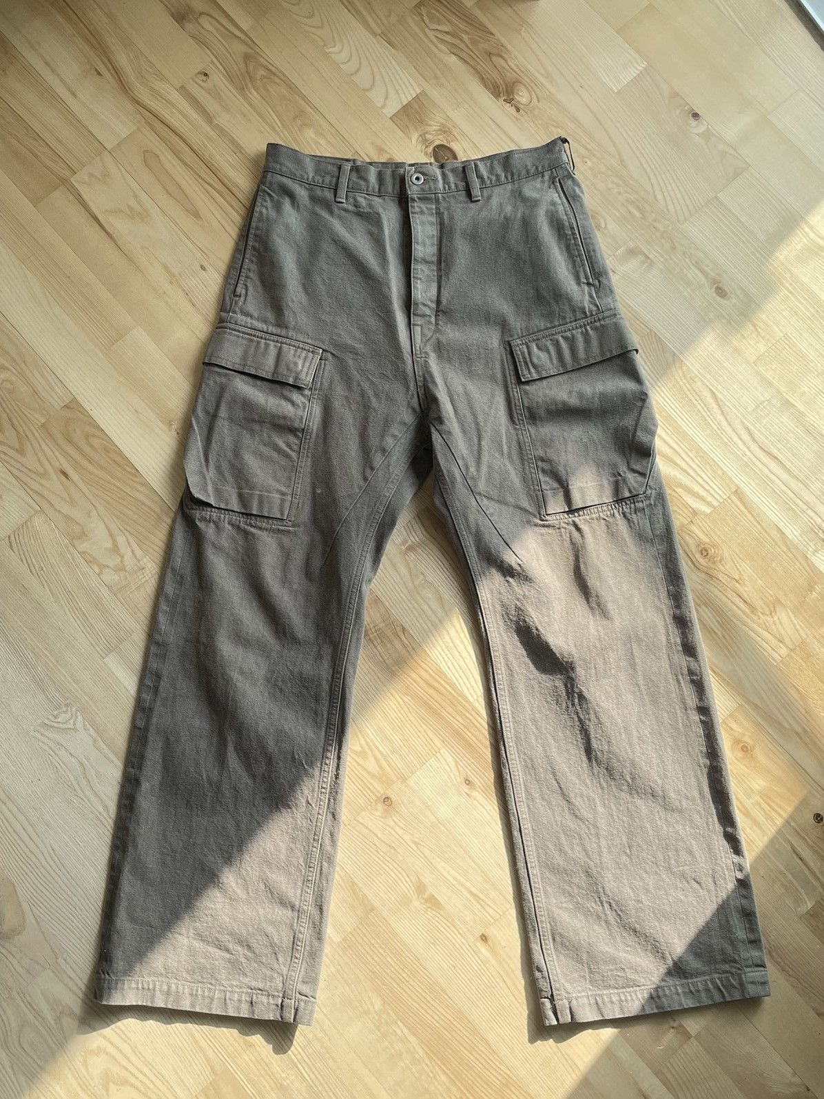 Rick Owens Drkshdw Rick Owens MIJ Geth Cargo Denim Jeans Size US 33 - 1 Thumbnail