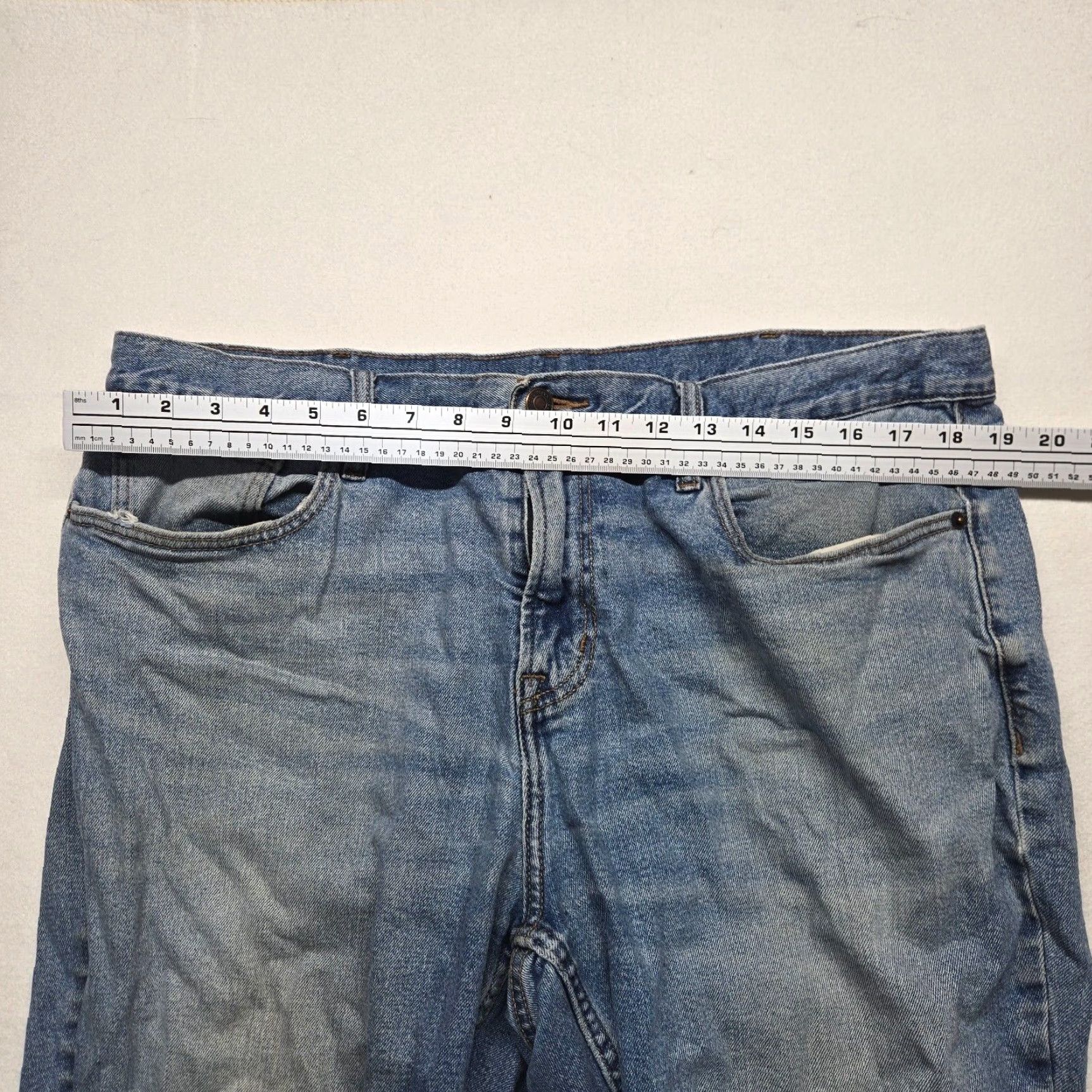Old Navy VINTAGE Old Navy Men's Jeans Tapered Fit Athletic Wash Medium Size 38 x 30 Blue Size US 38 / EU 54 - 4 Thumbnail