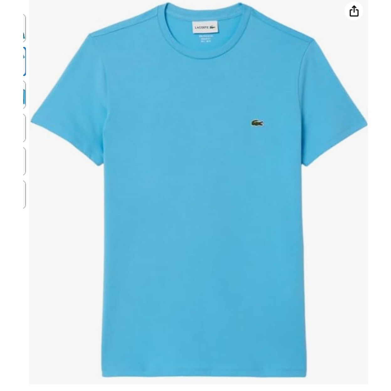 Lacoste Lacoste Mens Crew Neck Pima Cotton Jersey T-Shirt Bonnie XXL Size US XXL / EU 58 / 5 - 1 Thumbnail