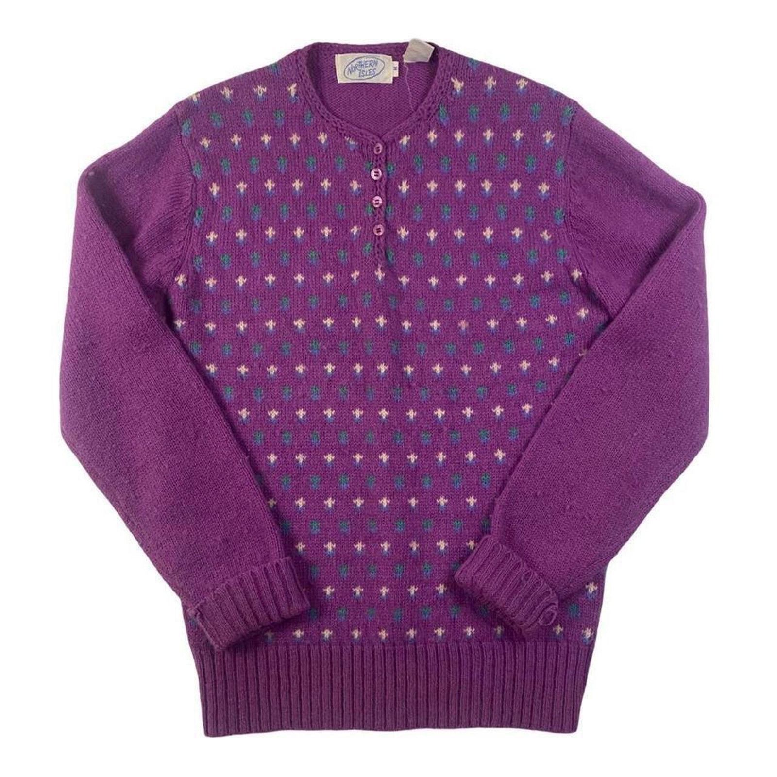 Other Vintage sweater pullover sz M New Zealand wool northern isle Size M / US 6-8 / IT 42-44 - 1 Thumbnail