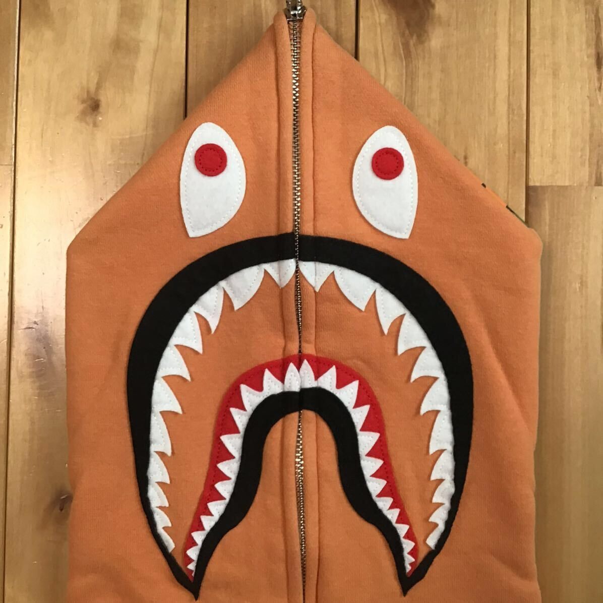 Bape BAPE logo multi fonts shark full zip hoodie a bathing ape Size US L / EU 52-54 / 3 - 4 Thumbnail