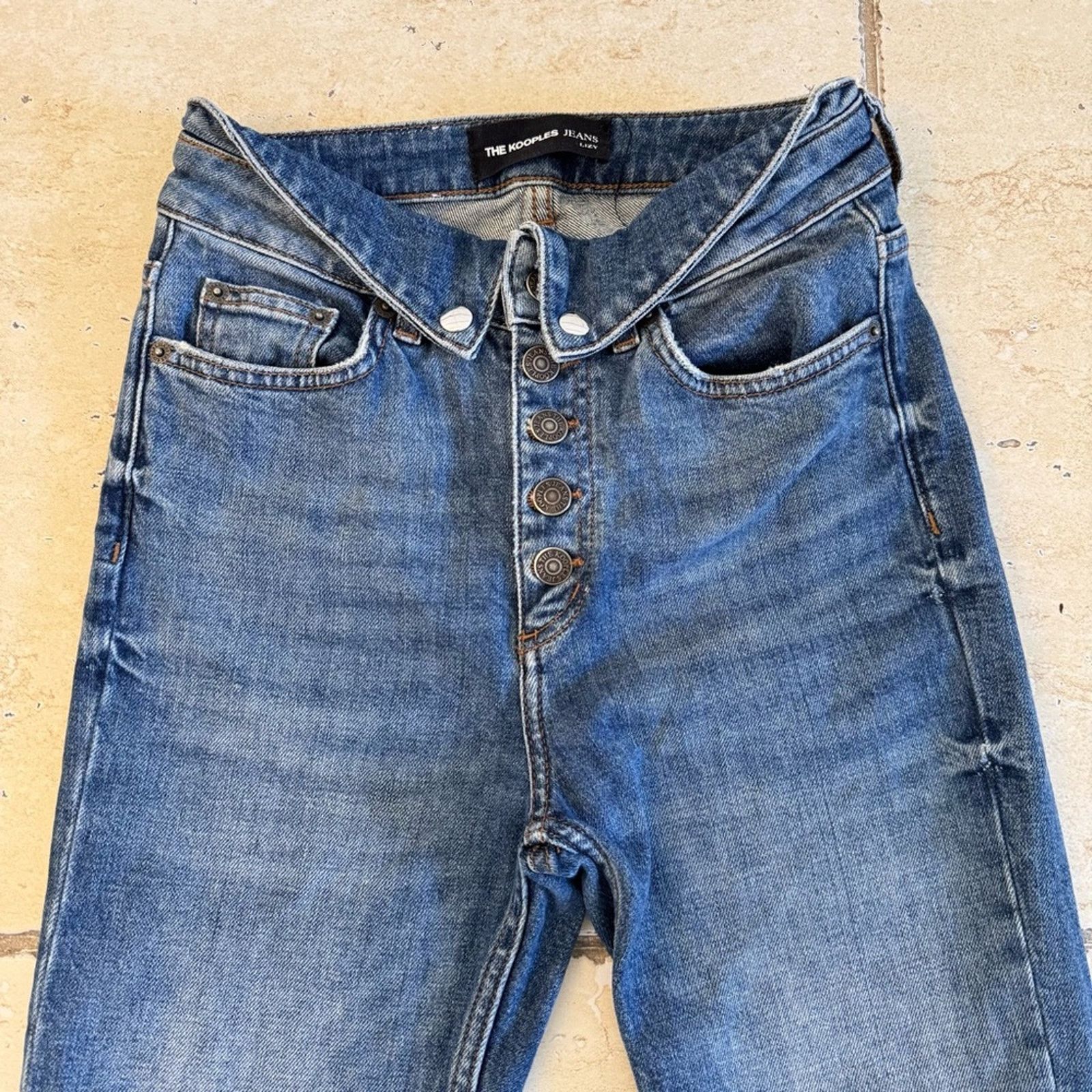 The Kooples The Kooples Jeans, Size 25, High Rise, Blue Size 24" / US 00 / IT 34 - 3 Thumbnail