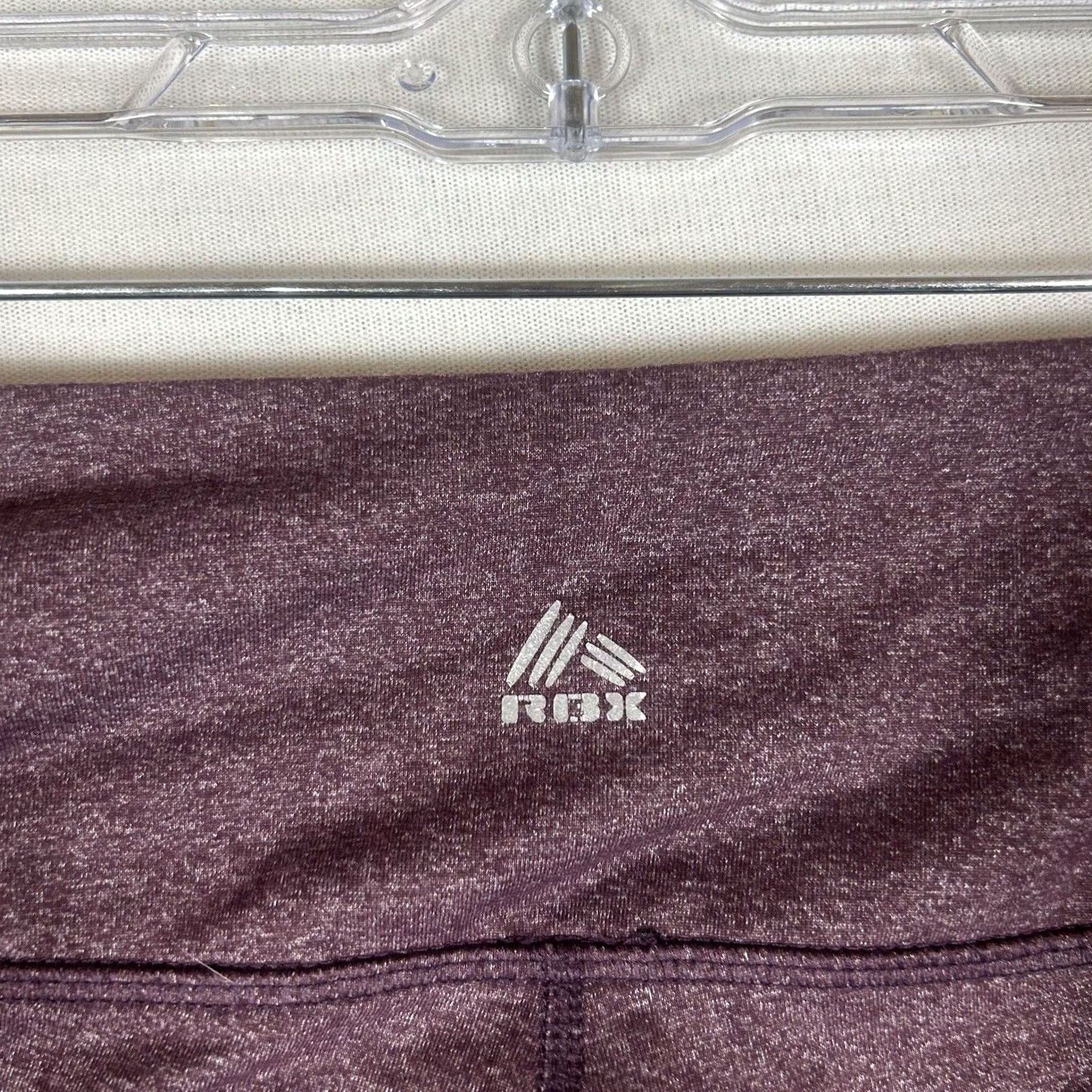 Vintage RBX Leggings Size Medium Activewear Stretch Side Pockets Maroon Red Yoga Gym Run Womens M Leggings Size 32" / US 10 / IT 46 - 2 Thumbnail