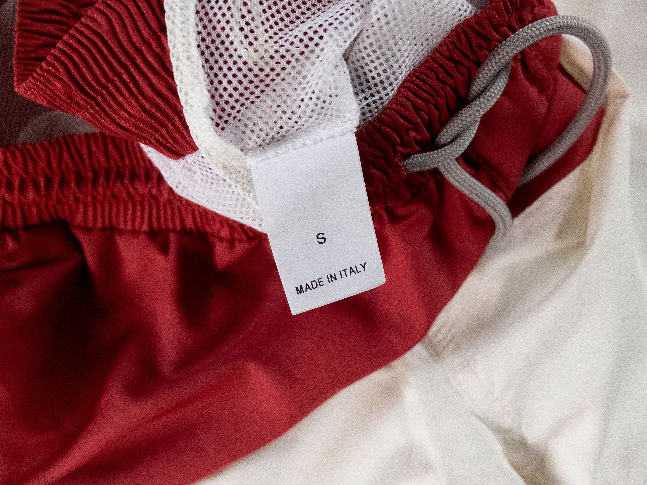 Brunello Cucinelli BRUNELLO CUCINELLI red white Across Meridian swim shorts S Size US 30 / EU 46 - 9 Thumbnail