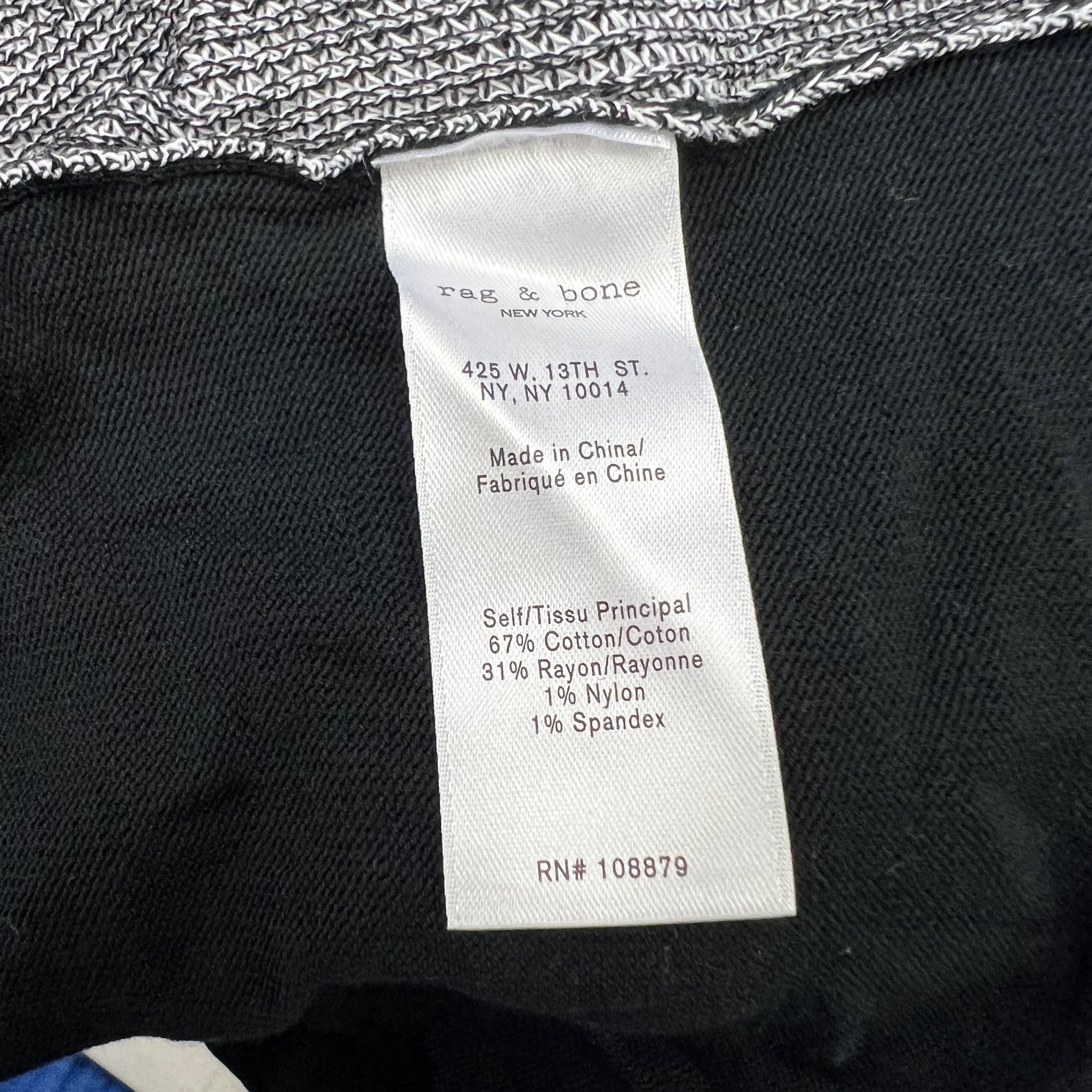 Rag & Bone NEW Rag & Bone Ainsley V Neck Cotton Size L / US 10 / IT 46 - 3 Thumbnail