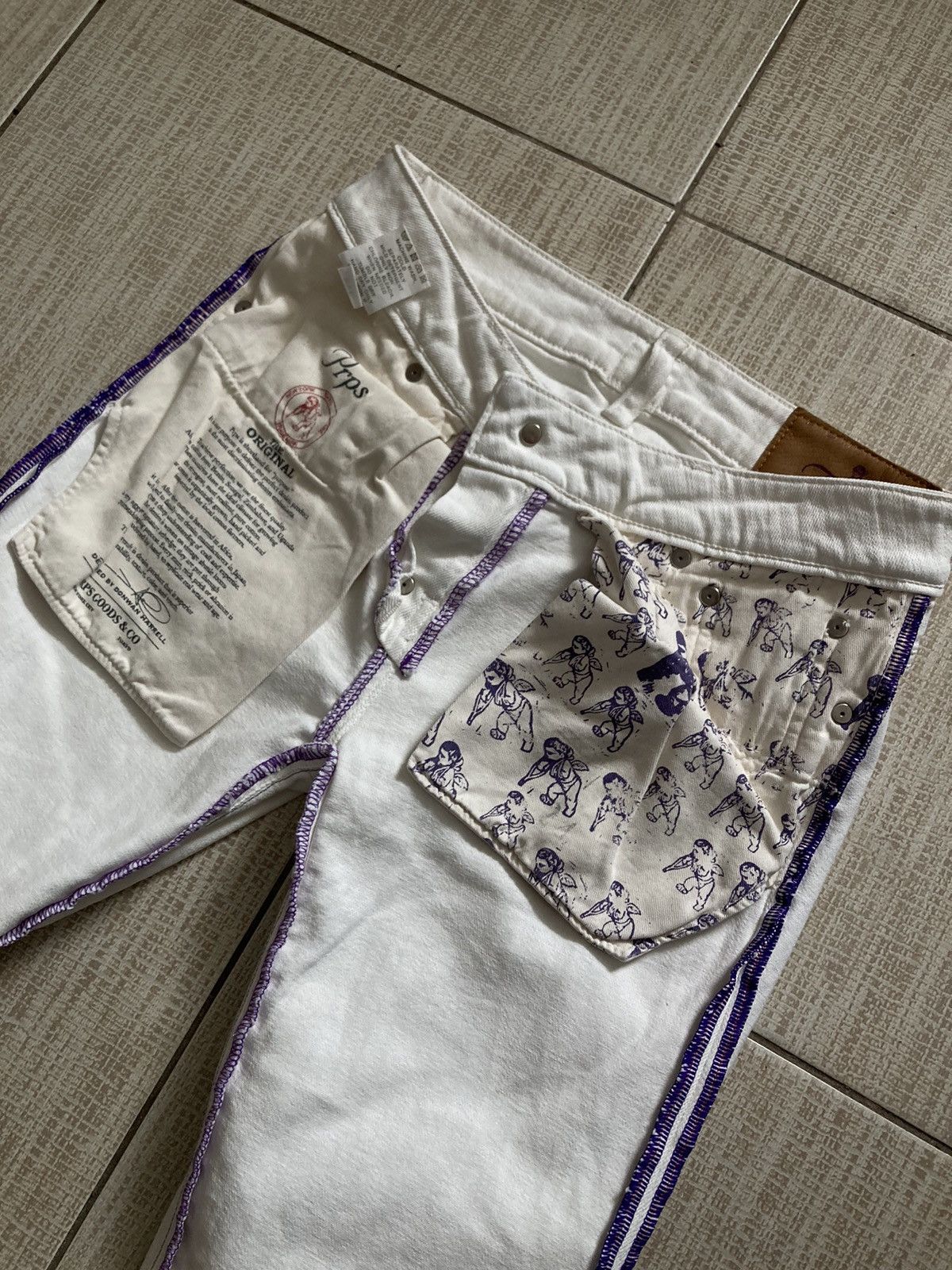 Prps JAPANESE WHITE SKINNIES Size US 26 / EU 42 - 6 Thumbnail