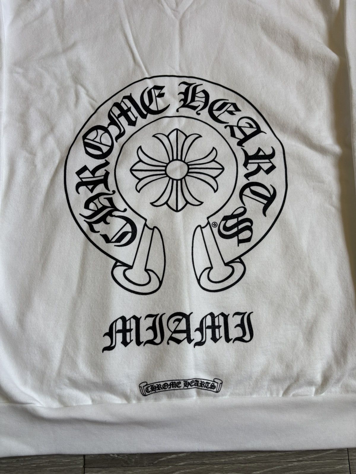 Chrome Hearts Chrome Hearts White Miami Horseshoe Hoodie Size US XL / EU 56 / 4 - 3 Thumbnail