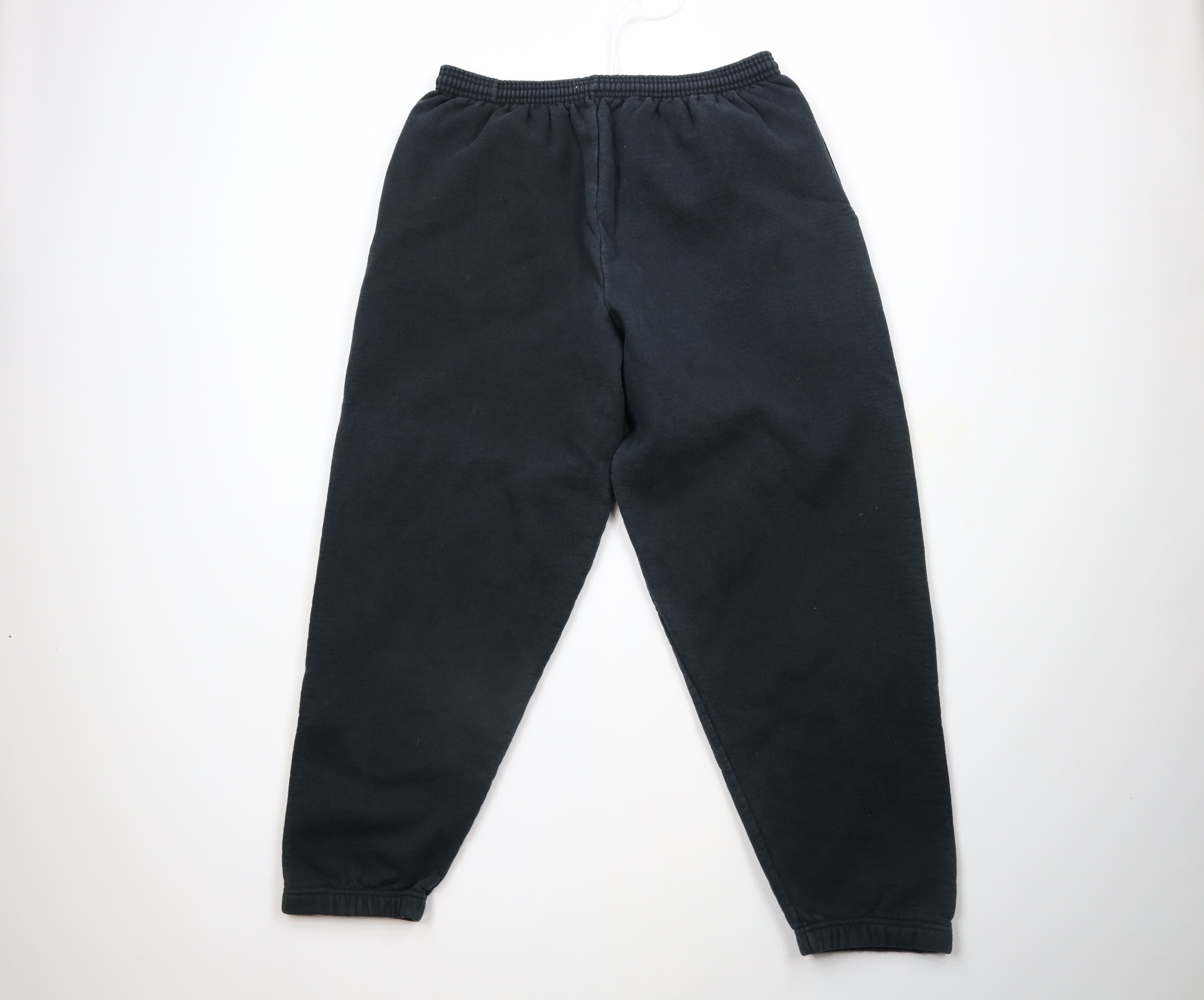 Starter × Vintage Vintage 90s Starter Heavyweight Sweatpants Joggers Black Size US 38 / EU 54 - 9 Thumbnail