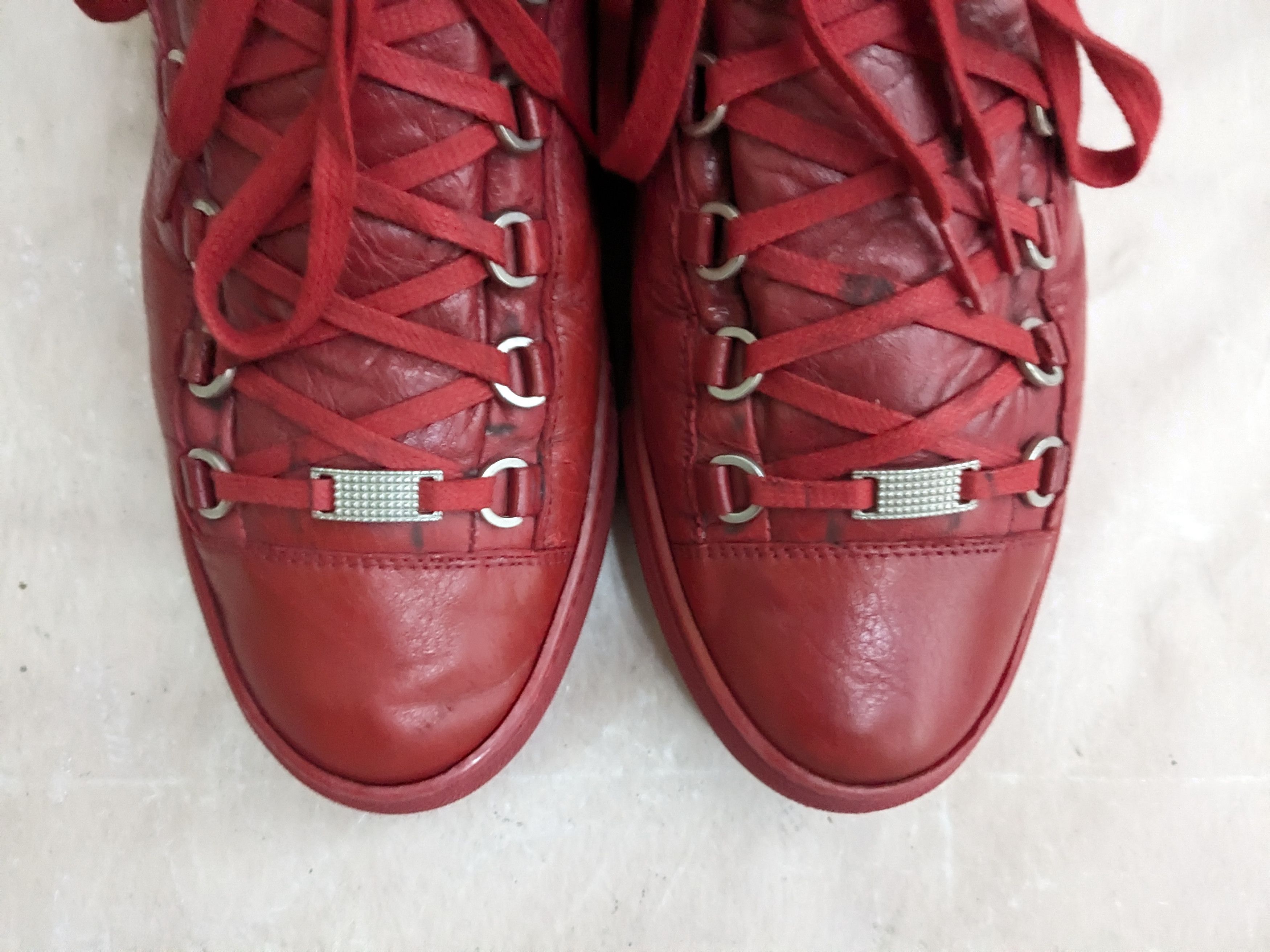 Balenciaga Balenciaga Arena Sneakers Red 10 High Tops Size US 10 / EU 43 - 3 Thumbnail