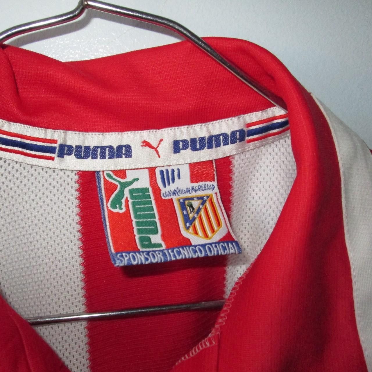 Puma Atletico Madrid Spain 1997 1998 Home Shirt Jersey Size US L / EU 52-54 / 3 - 4 Thumbnail