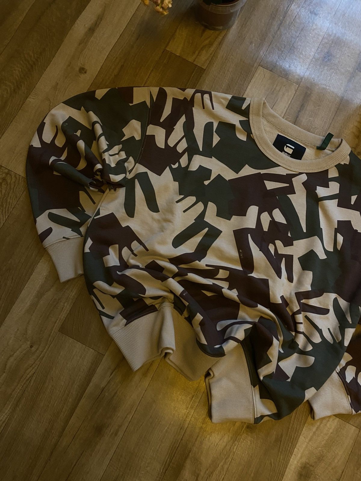 G-Star × Vintage G-Star RAW Camo Crewneck Sweatshirt Size US M / EU 48-50 / 2 - 3 Thumbnail