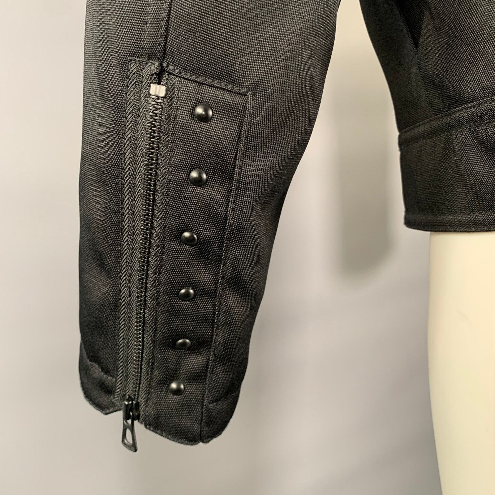 Hugo Boss HUGO BOSS Size 38 Black Polyester Zip Up Jacket Size US M / EU 48-50 / 2 - 5 Thumbnail