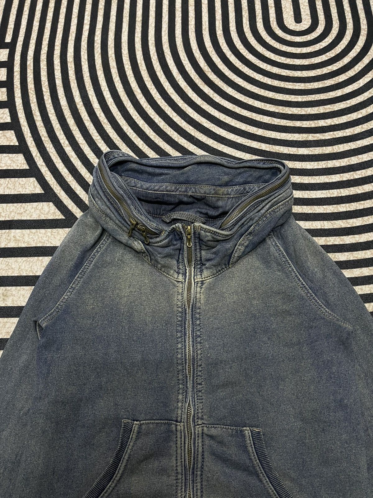 If Six Was Nine 1990s GOA BONO SERIES INDIGO DYED PATINA FADED RARE Size US S / EU 44-46 / 1 - 6 Thumbnail