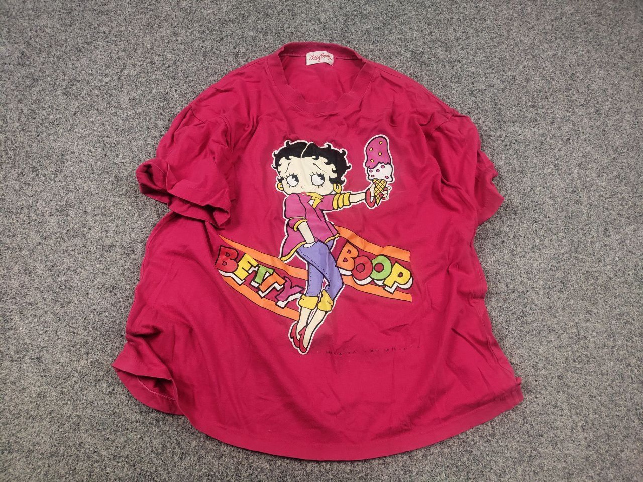 Cartoon Network Vintage 1993s Betty Boop AOP Big Face logo T shirt Cartoon Size US M / EU 48-50 / 2 - 2 Thumbnail