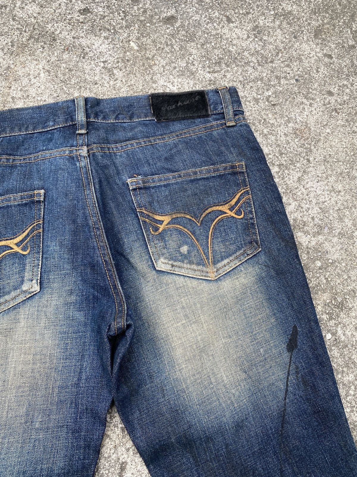Jack Rose Japan Claws Mark Design Flare Denim
