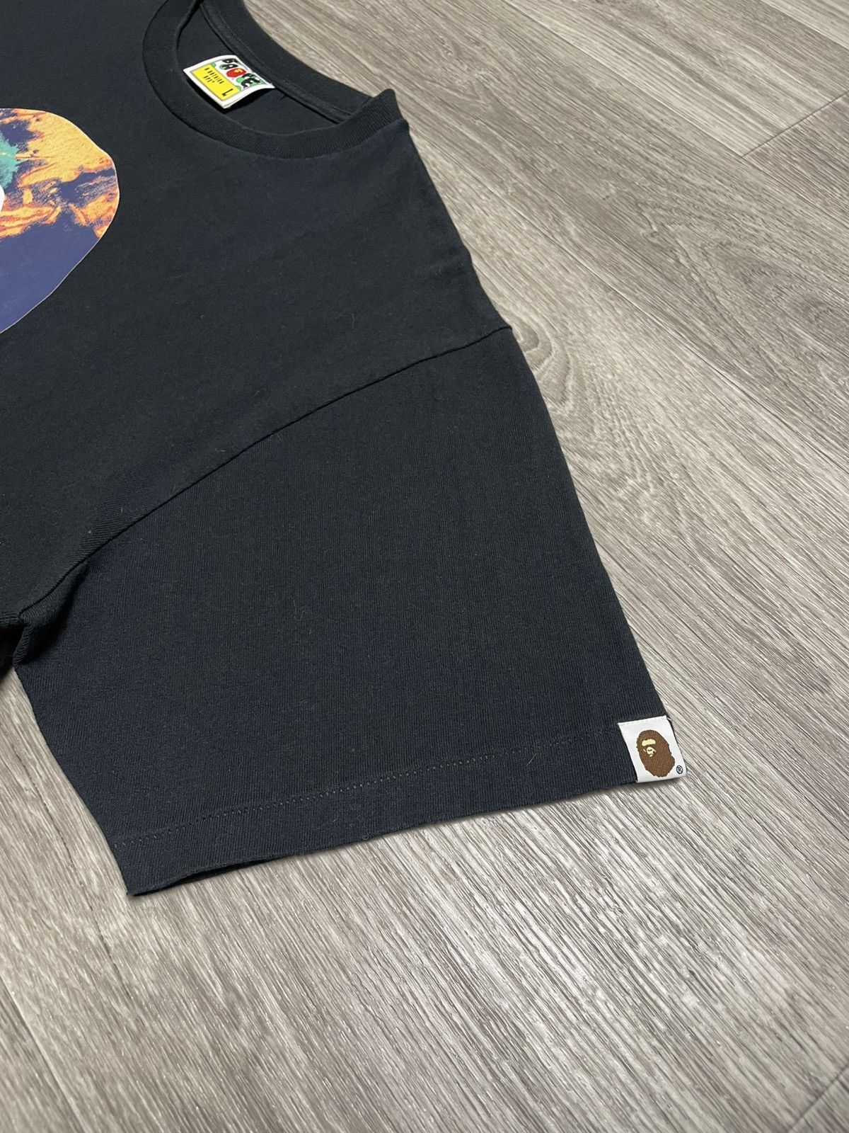 Bape Bape Tie Dye By Bathing Ape Black T-Shirt Size US L / EU 52-54 / 3 - 9 Thumbnail