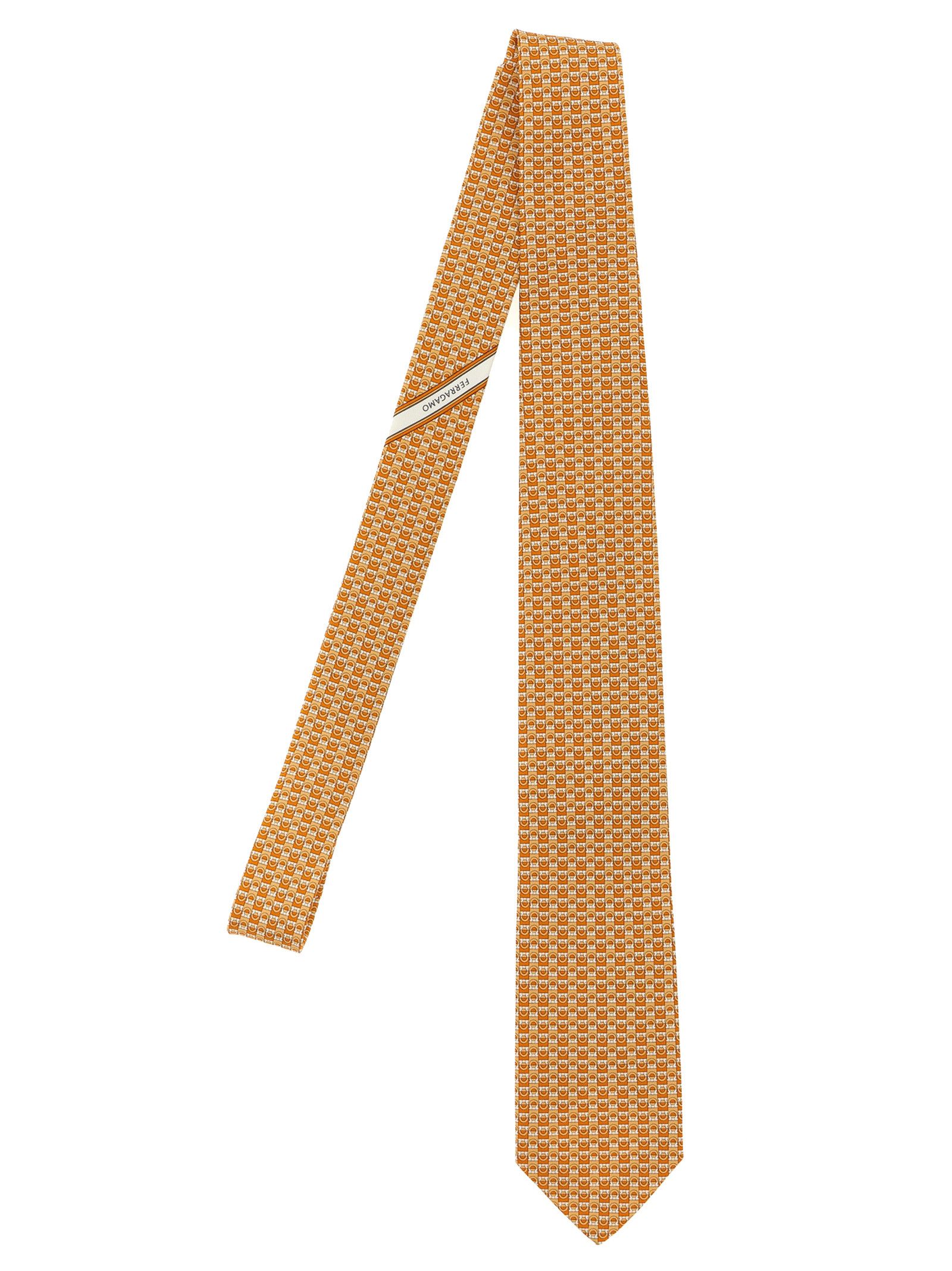 Salvatore Ferragamo 'Gancini' print tie Size ONE SIZE - 1 Thumbnail