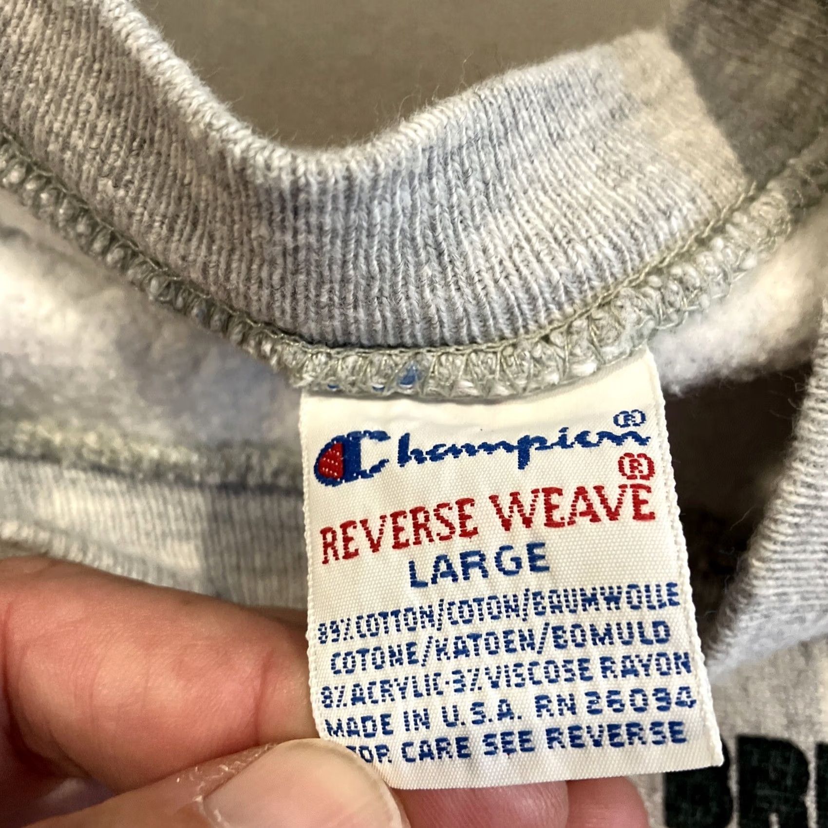 Champion VINTAGE Champion Shirt Mens L Gray RARE Reverse Weave Bridgehampton Polo Sweatshirt Size US L / EU 52-54 / 3 - 4 Thumbnail