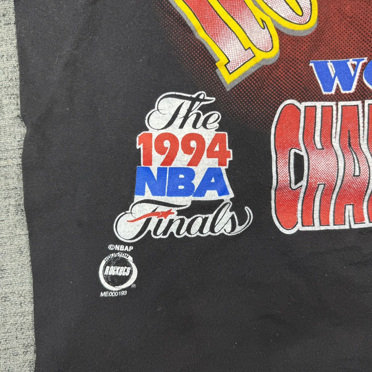Other 1994 Houston rockets championship tshirt Size US L / EU 52-54 / 3 - 3 Thumbnail