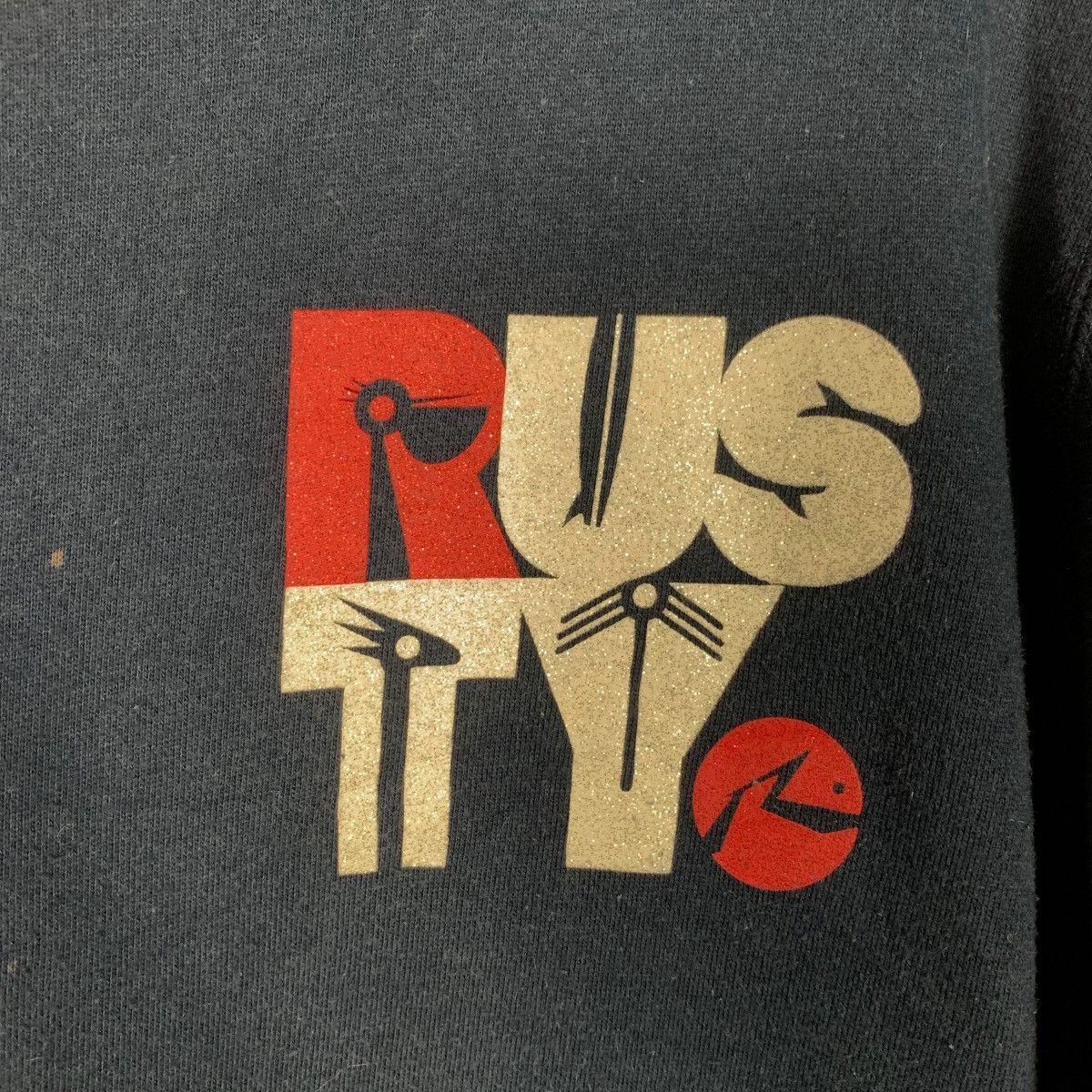 Rusty RUSTY Big Logo Surfing Crewneck Sweatshirt #3538-C162 Size US M / EU 48-50 / 2 - 8 Thumbnail