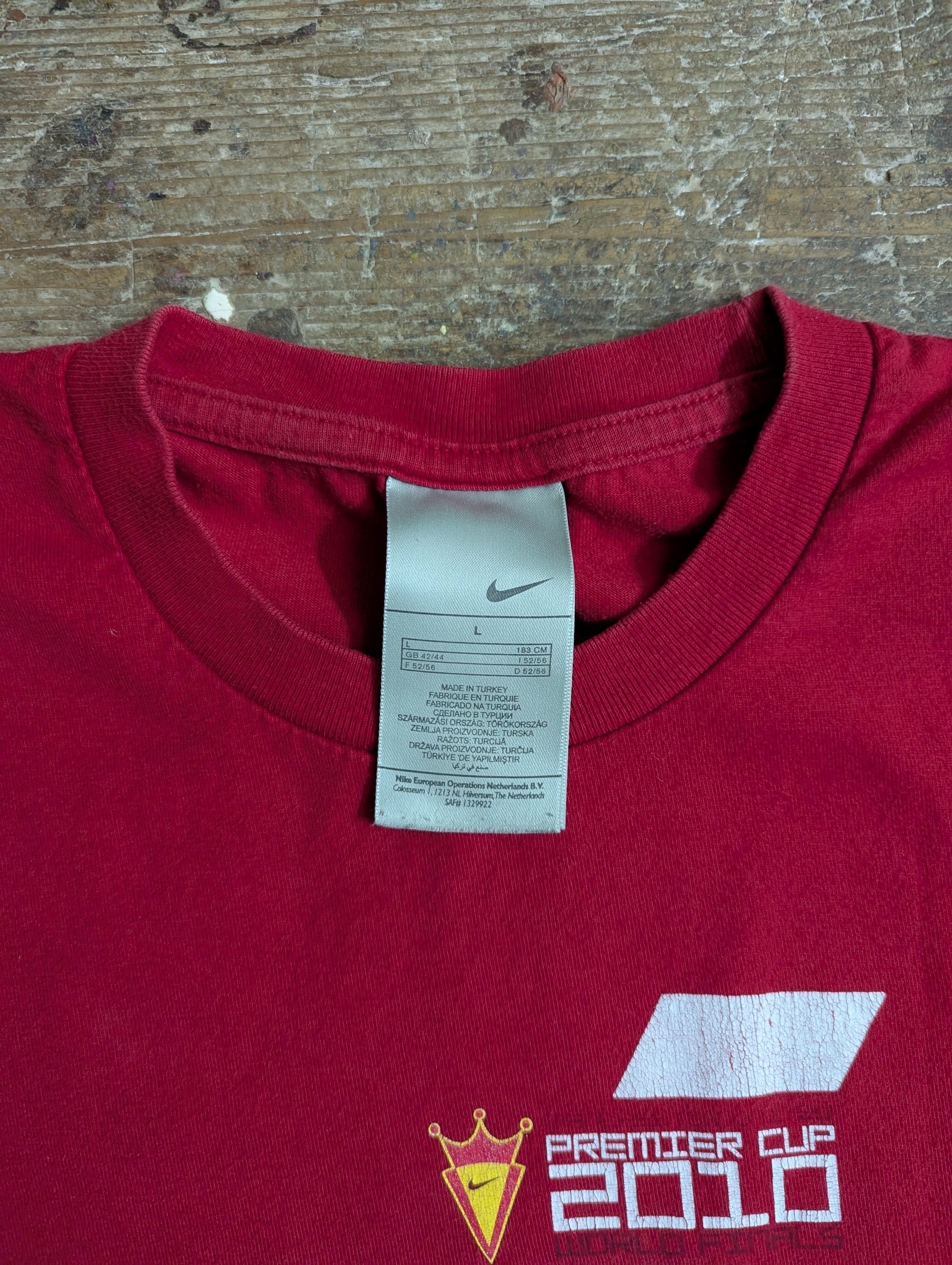 Nike 2010 Nike Manchester United Premier Cup T Shirt Size US L / EU 52-54 / 3 - 4 Thumbnail