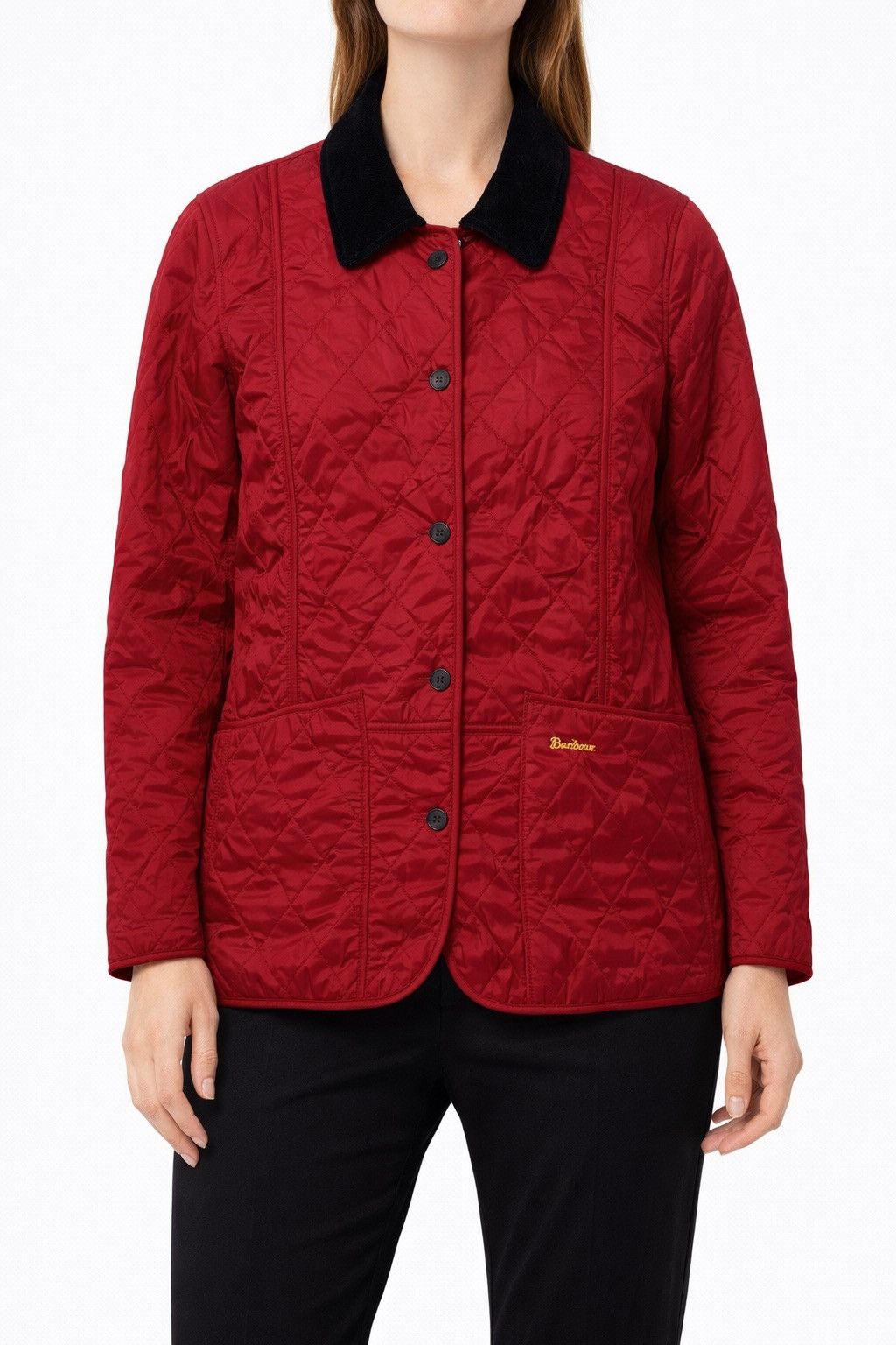 Barbour Barbour Women’s Quilted Liddesdale Red Jacket Size UK 18 Size XL / US 12-14 / IT 48-50 - 1 Thumbnail