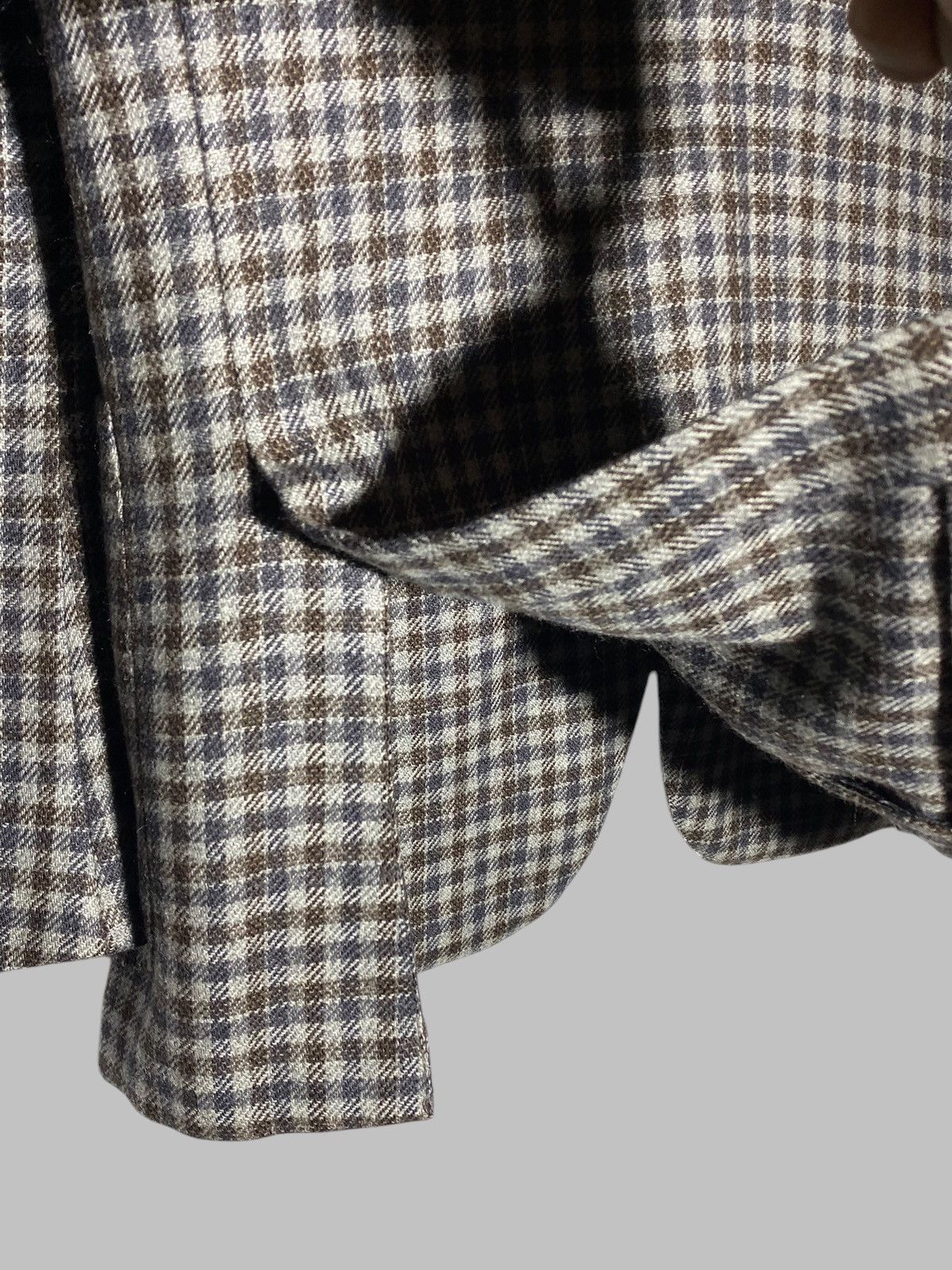 Ermenegildo Zegna Ermenegildo Zegna Soft-Constructed Checked Cashmere Blazer Size 48R - 23 Thumbnail